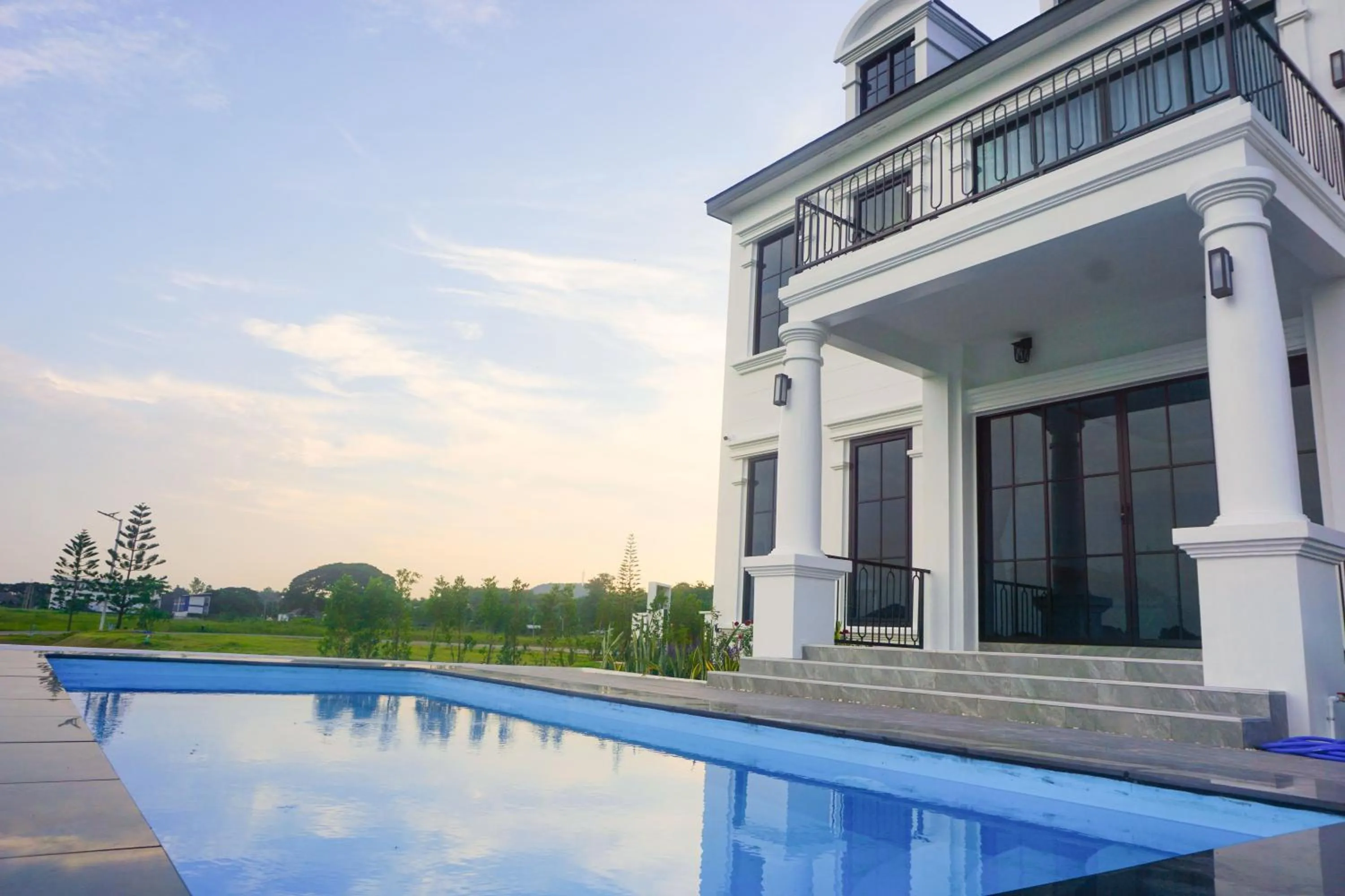 Property building in Pim Pool Villa Nan