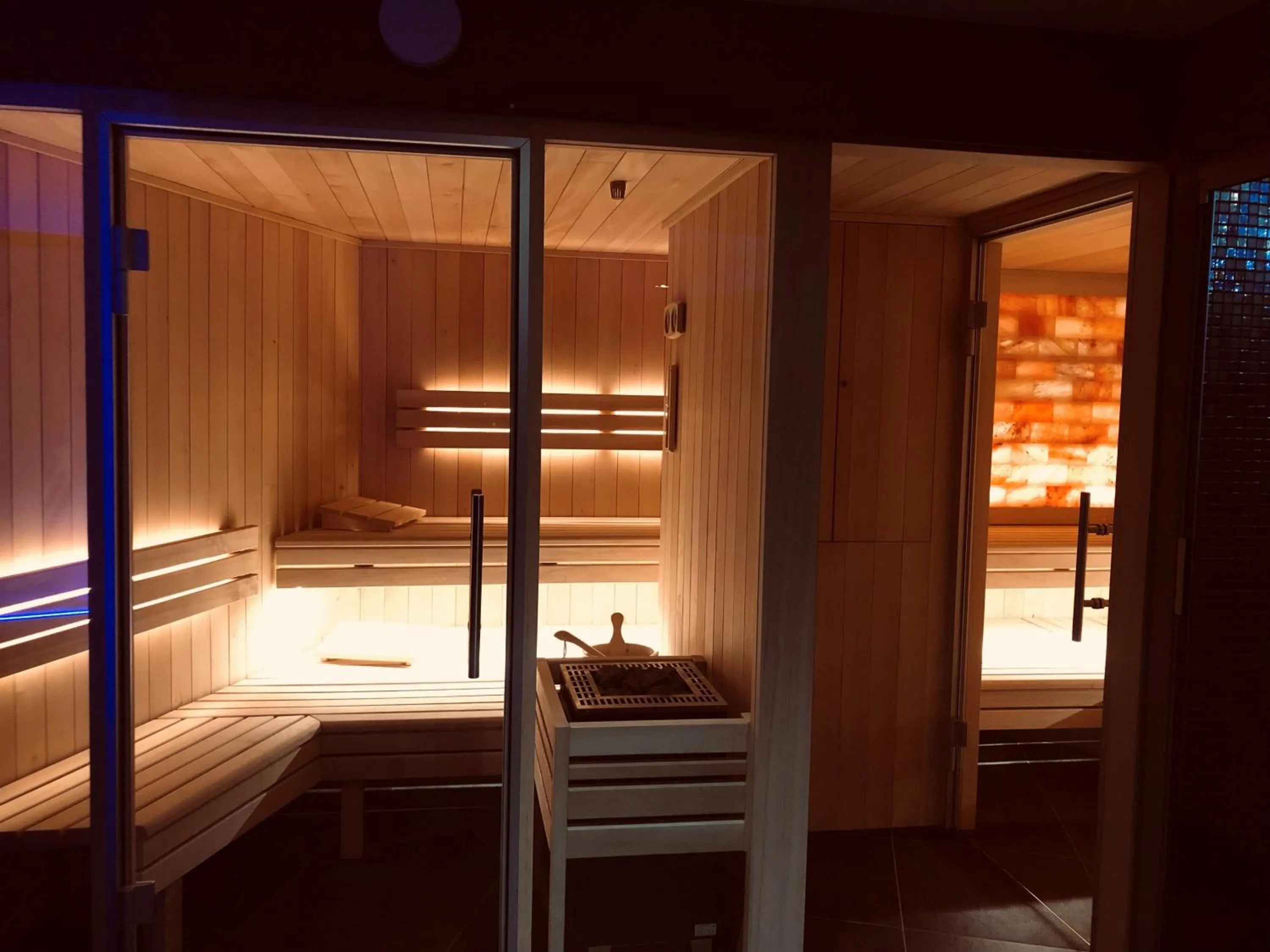 Sauna, Bed in Terra-Beka Lodge