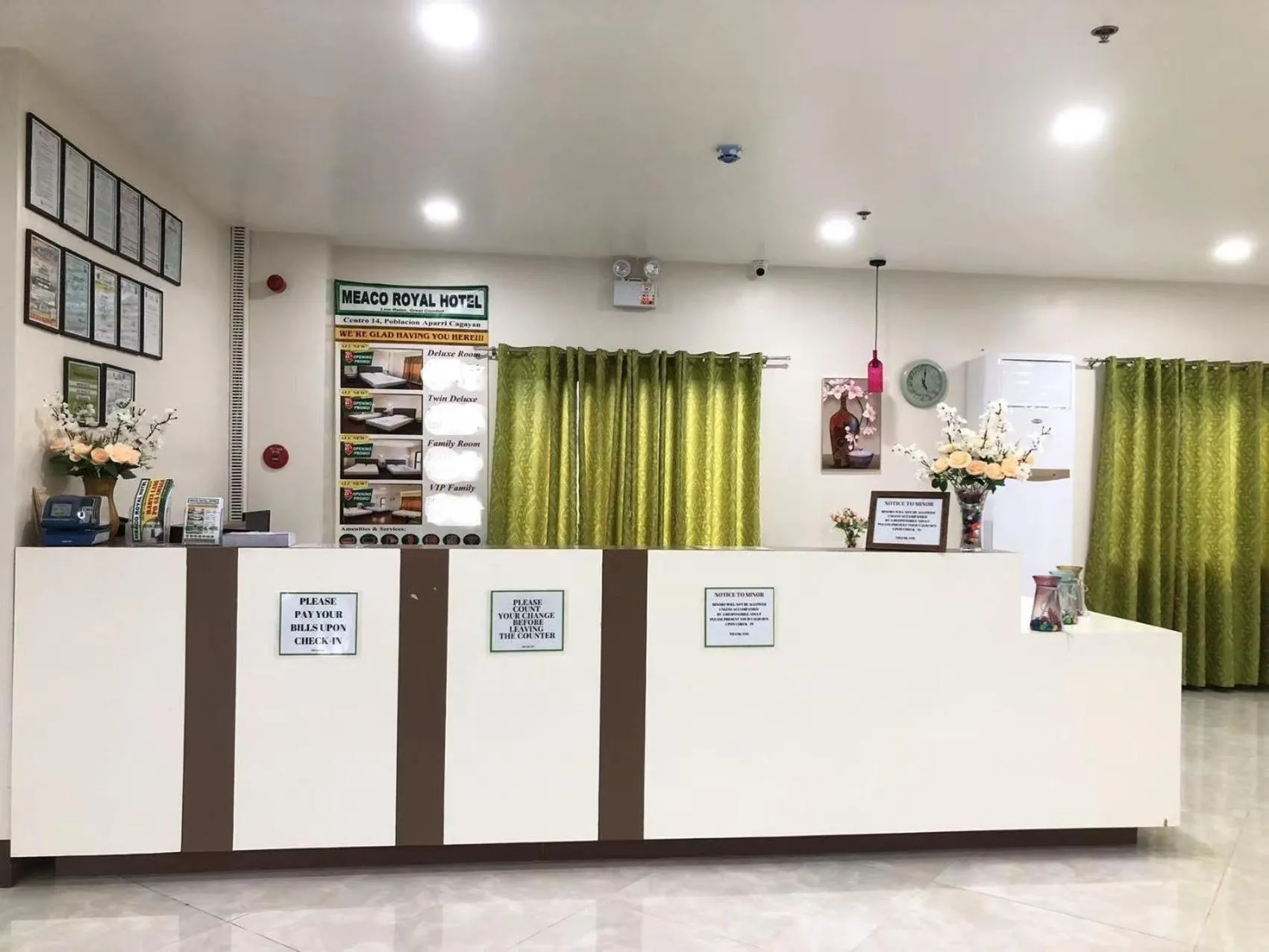 Lobby or reception in Meaco Royal Hotel- Aparri