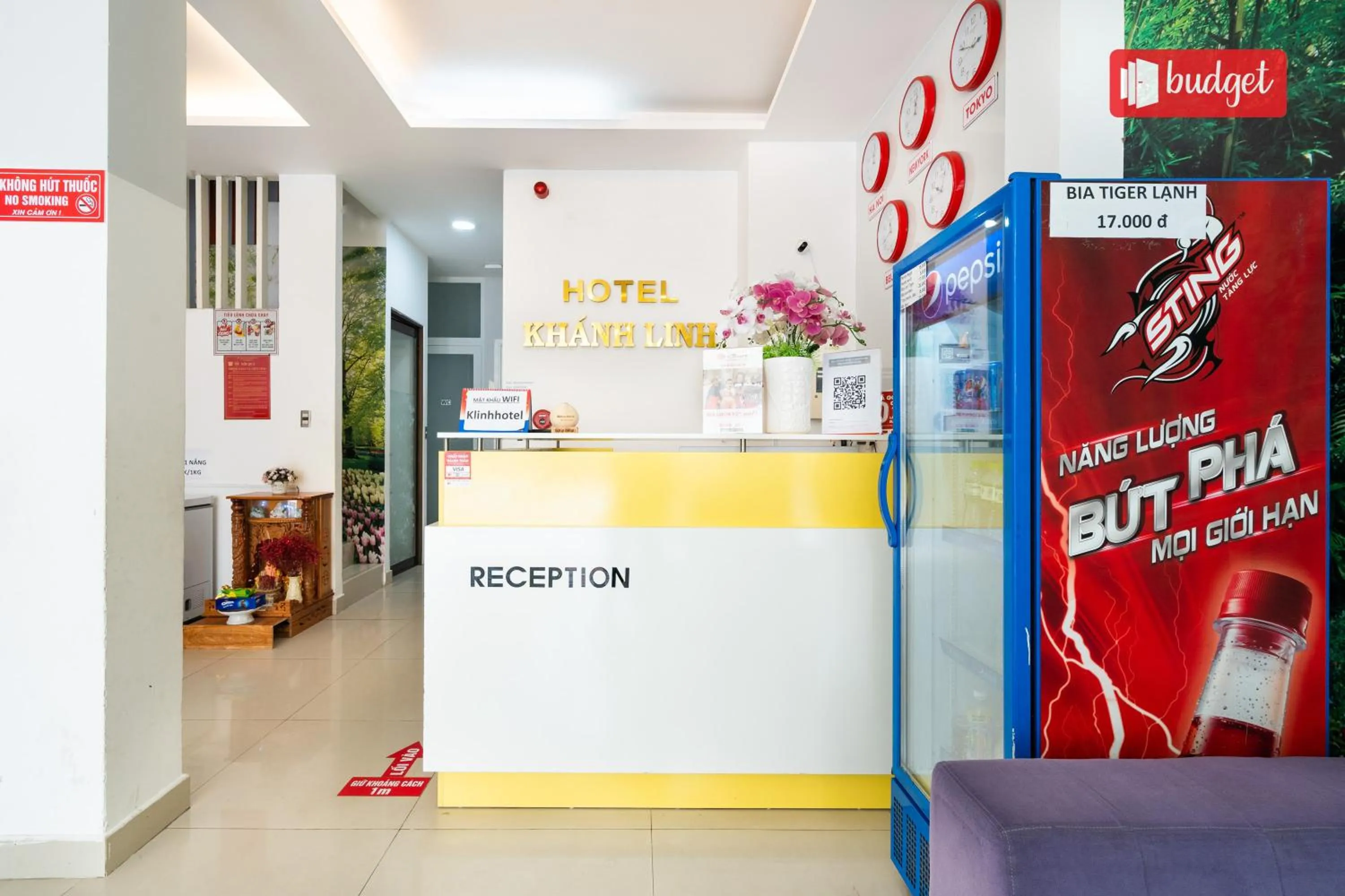 Lobby or reception in Khanh Linh Hotel