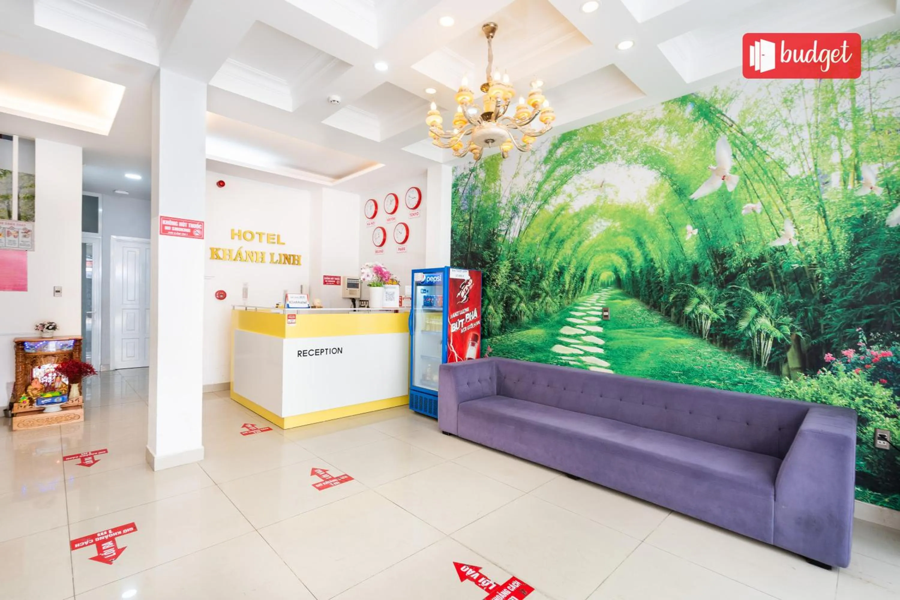 Lobby or reception in Khanh Linh Hotel