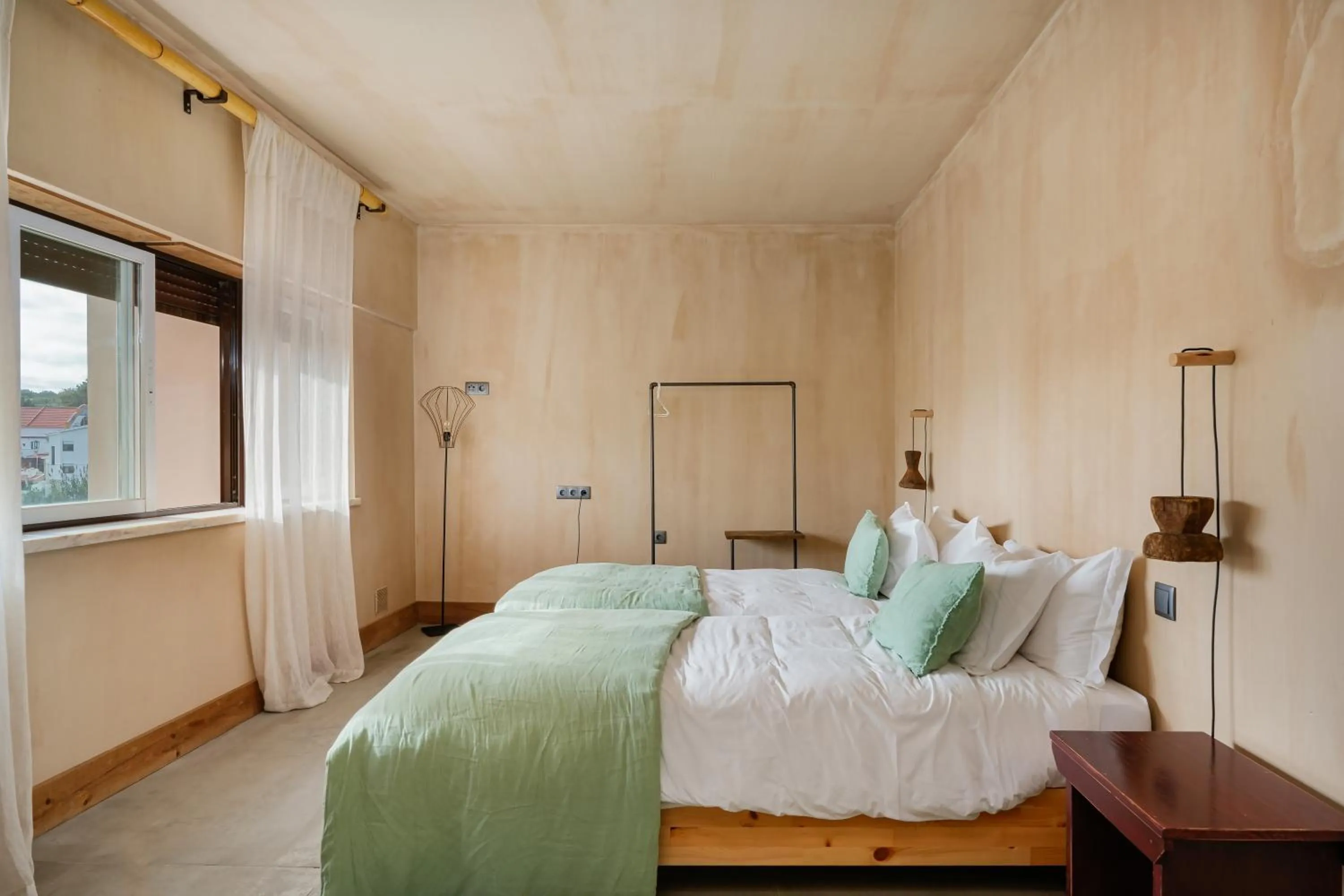 Bedroom, Bed in Azenhas do Mar Valley House