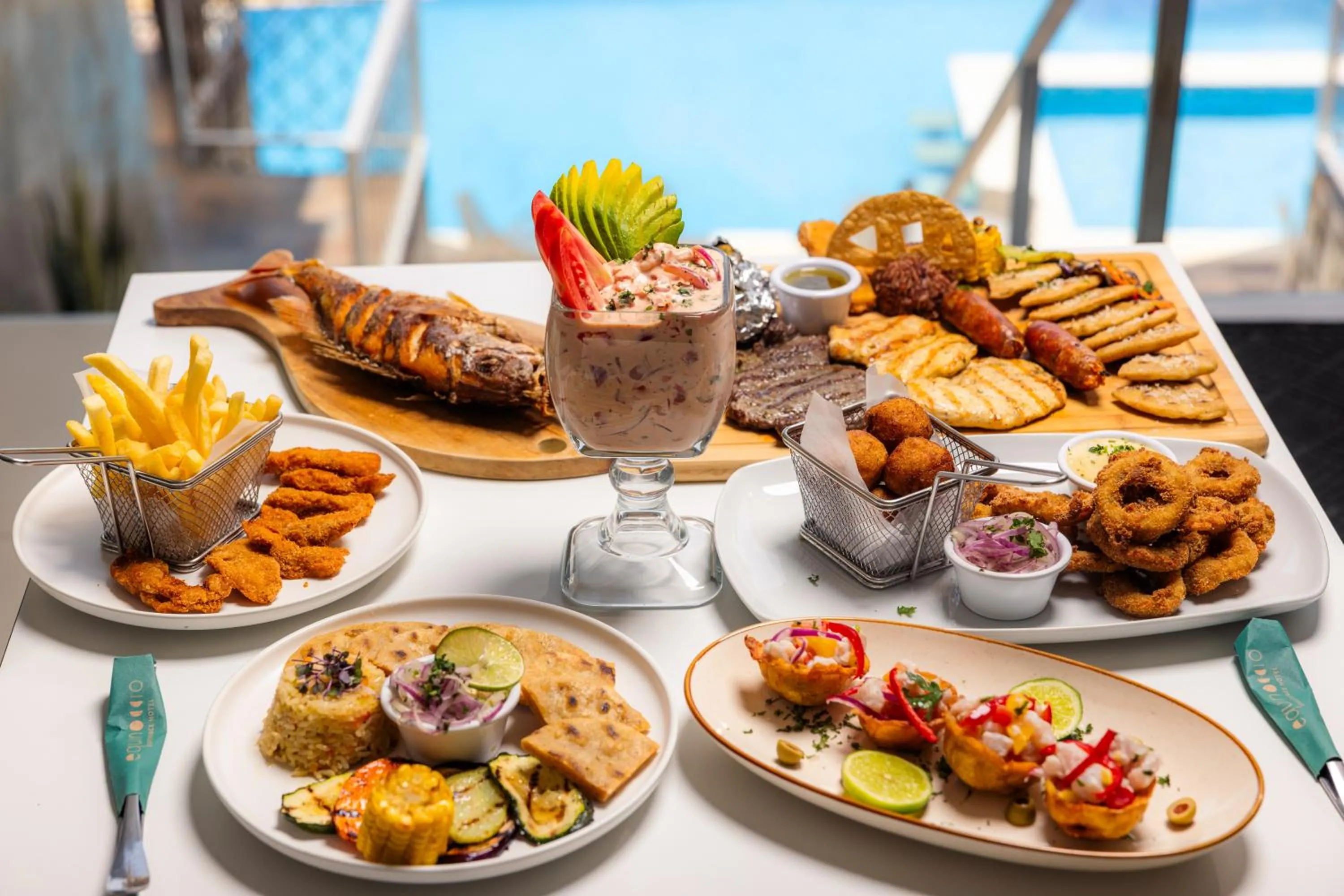 Food close-up in Equinoccio Hotel