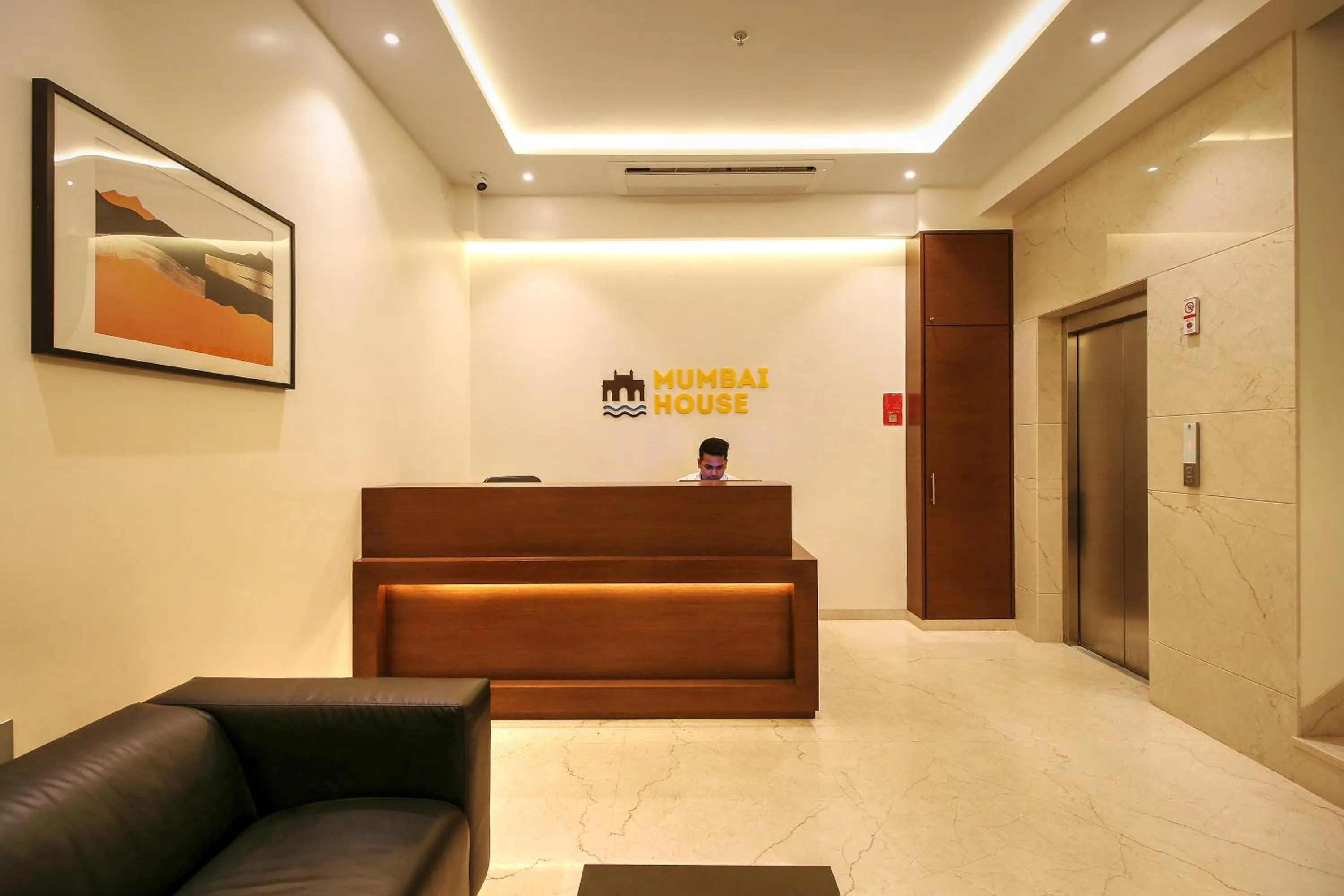 Lobby or reception in Hotel Mumbai House Ghansoli, Navi Mumbai