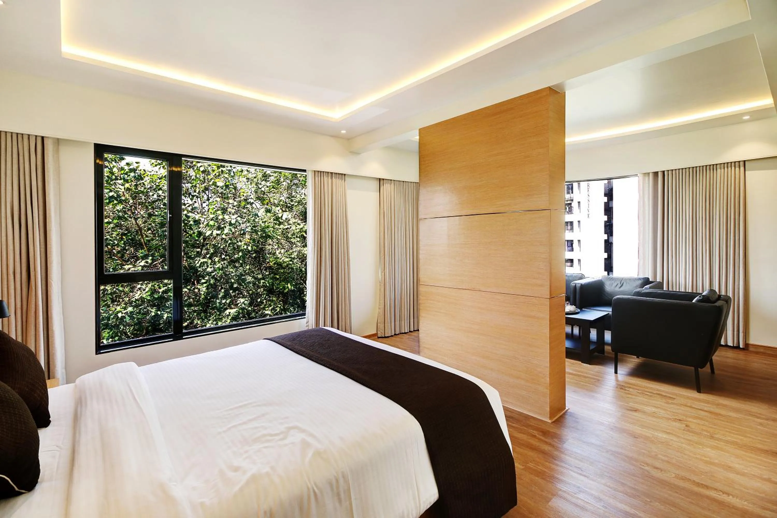 Bed in Hotel Mumbai House Ghansoli, Navi Mumbai