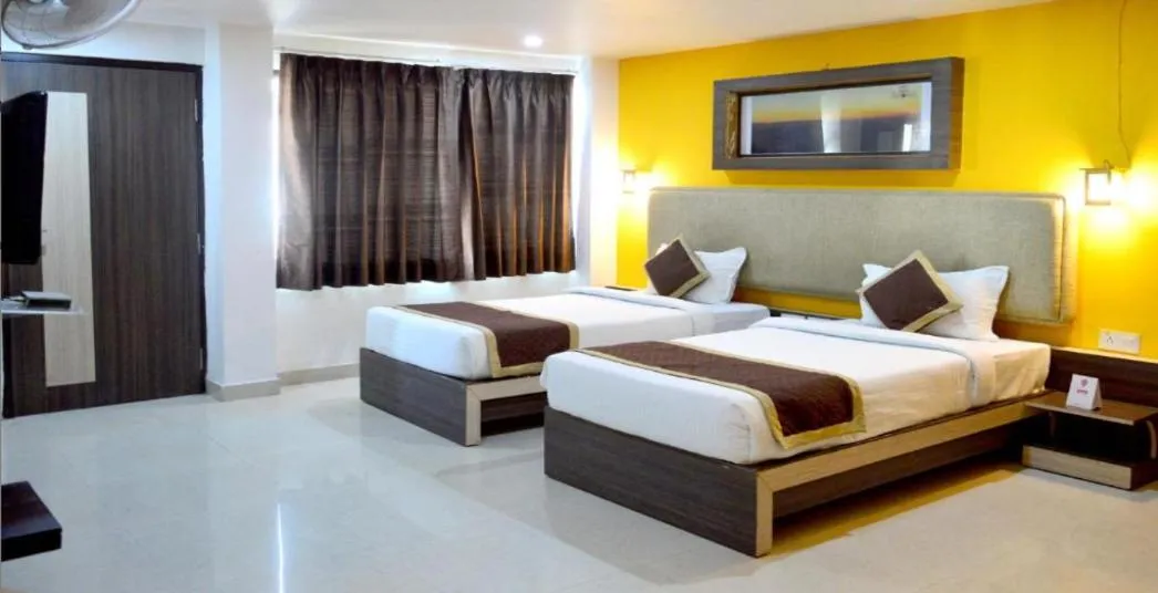 Bed in DIDI Hotel Alambagh