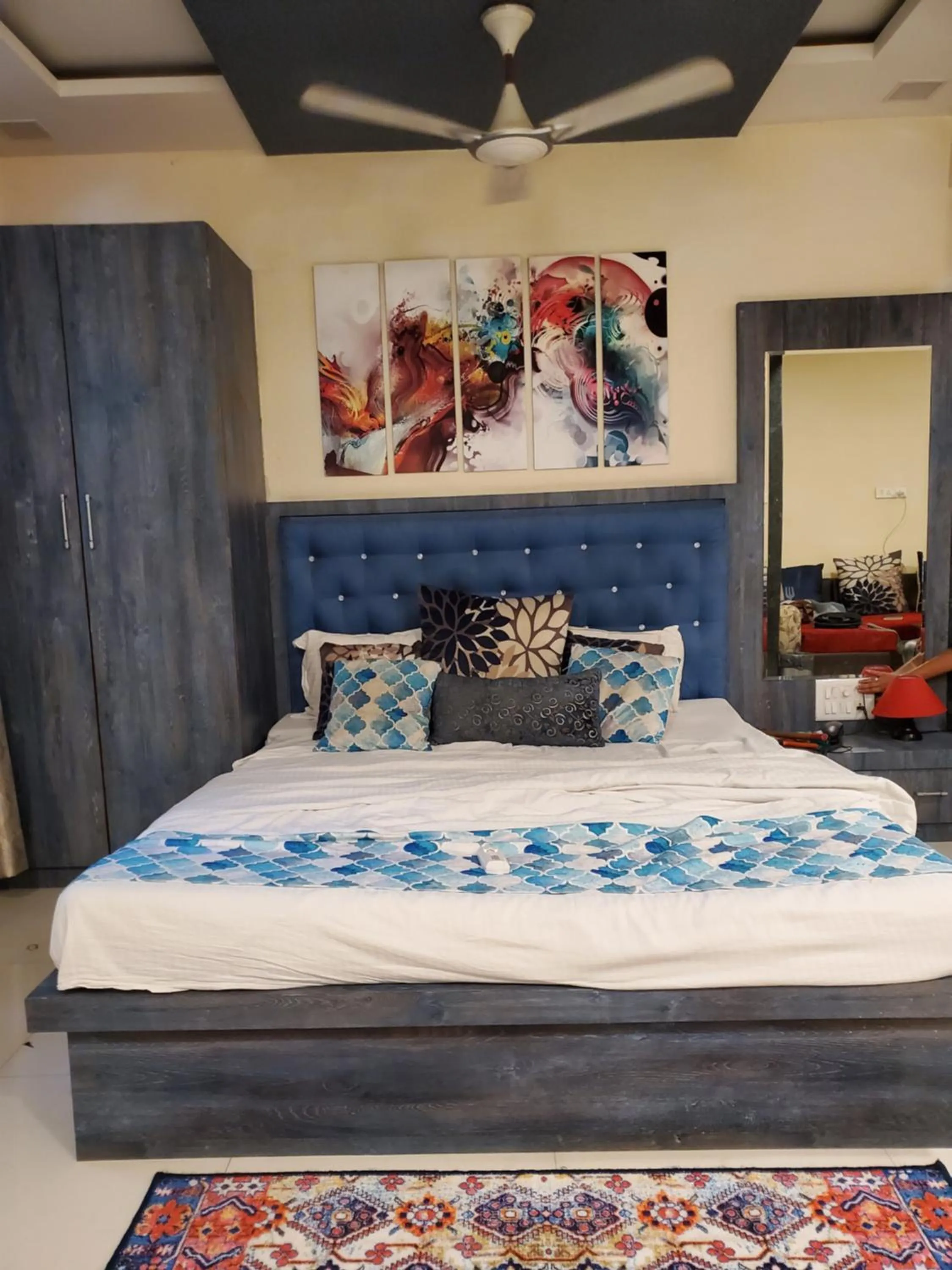 Bed in Hotel Mari Aai Residency