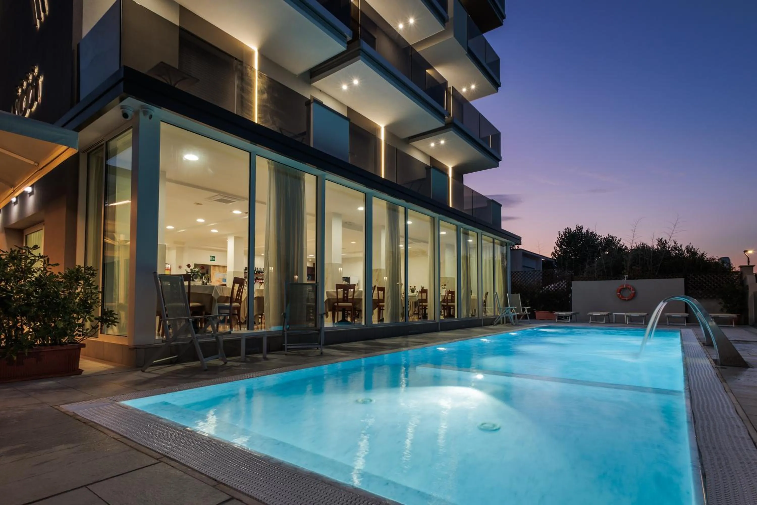 Restaurant/places to eat in Hotel Ascot Riccione