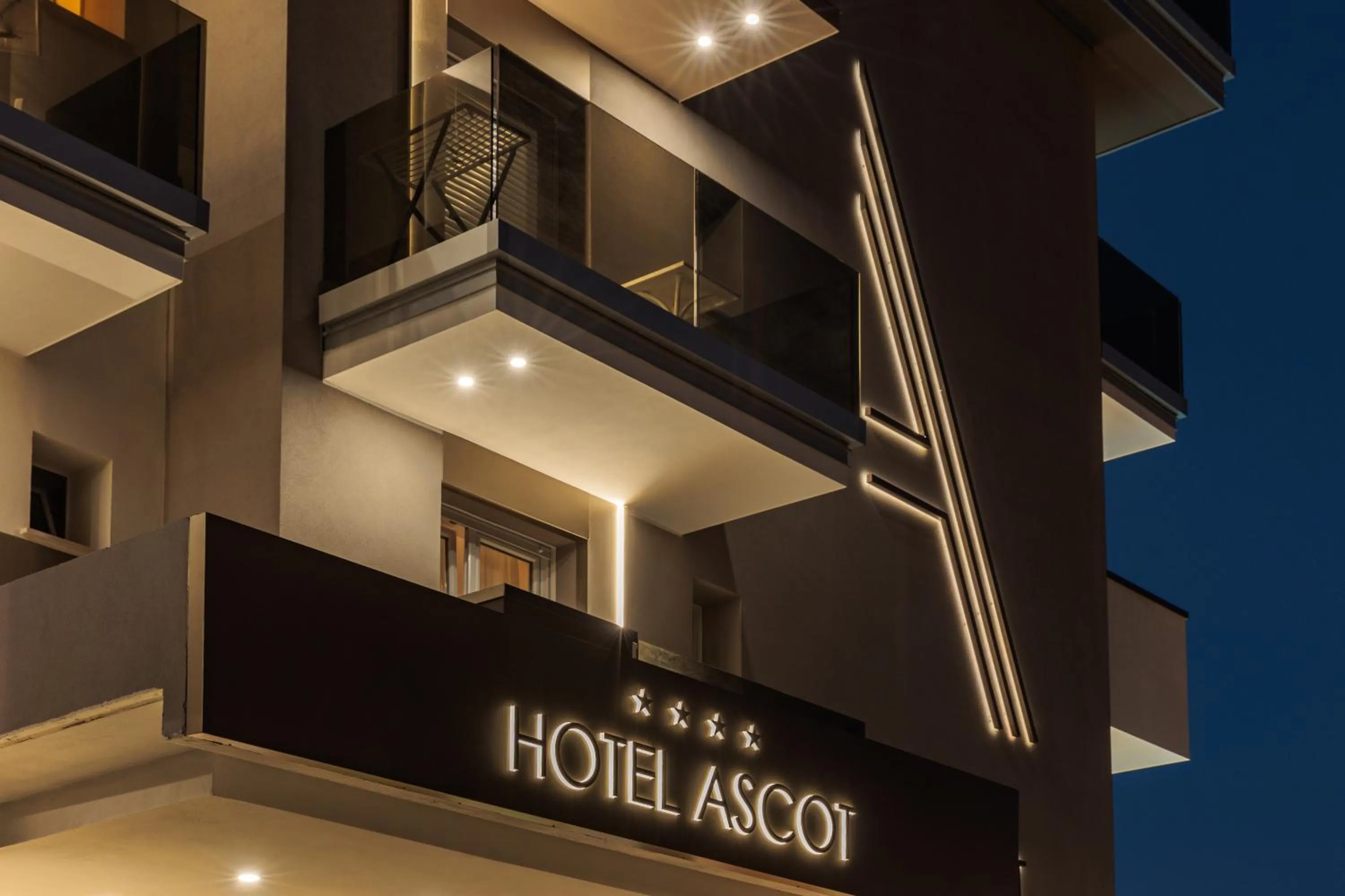 Property building in Hotel Ascot Riccione