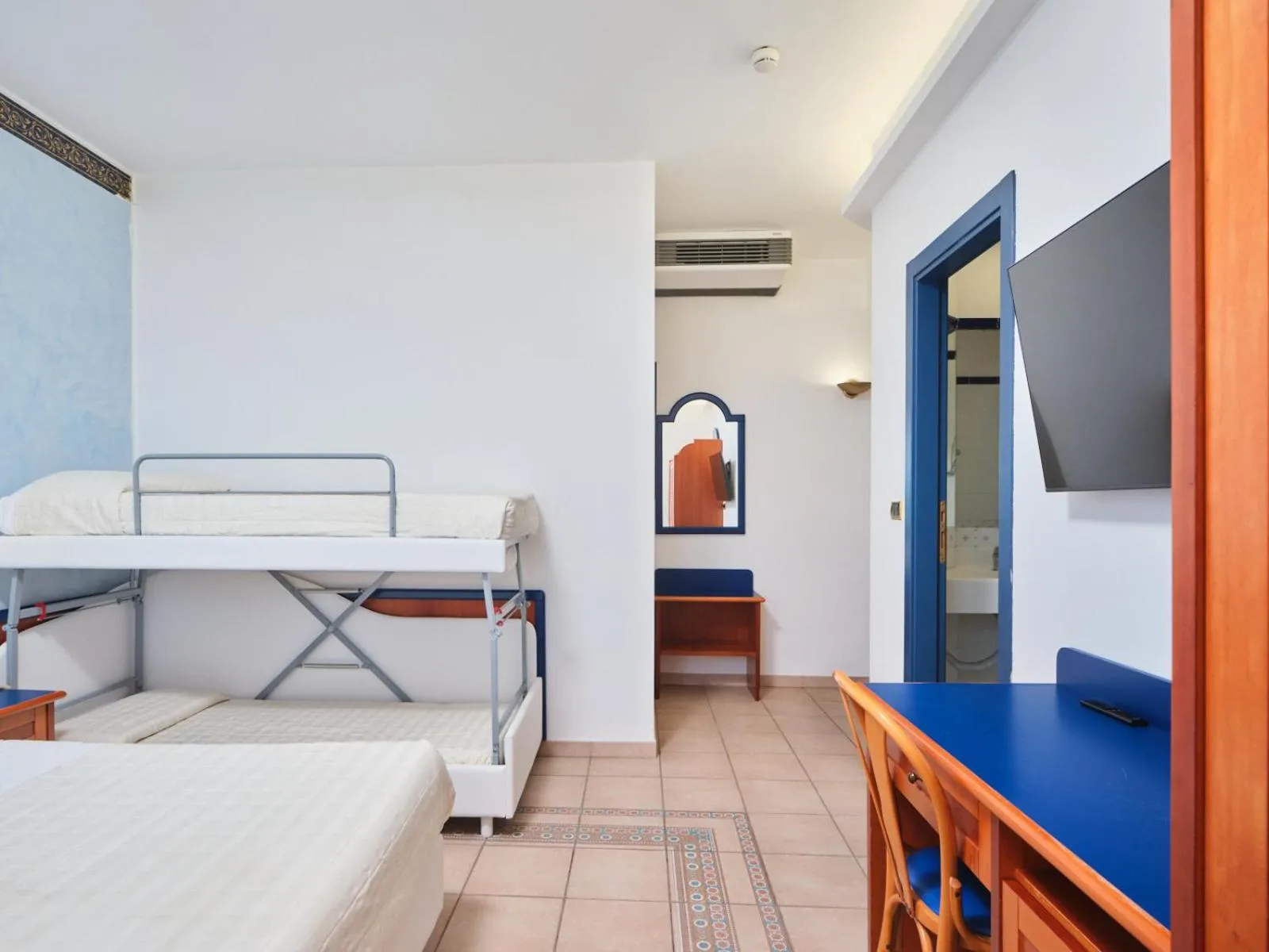 Bedroom, Bed in Hotel Ascot Riccione