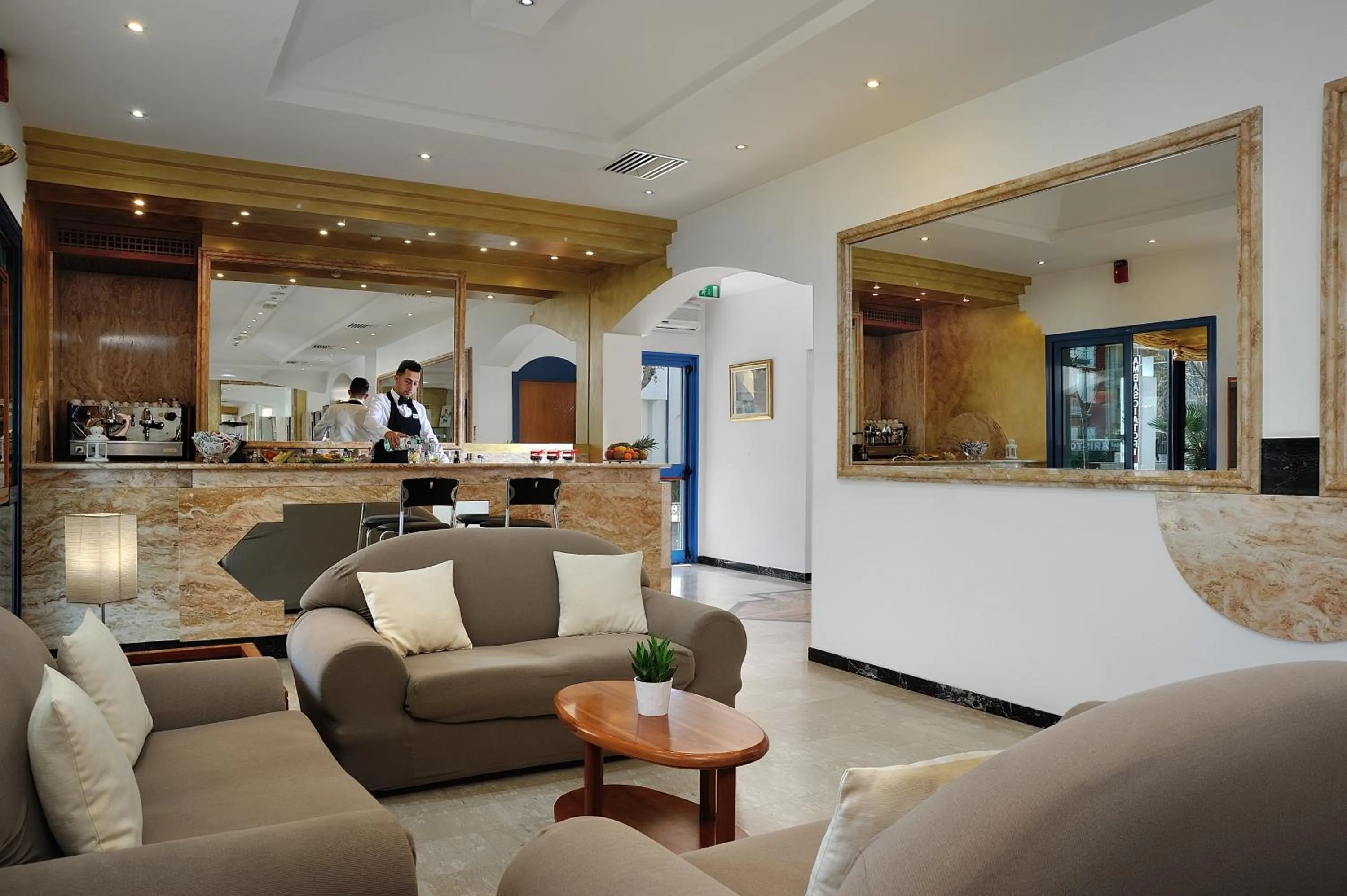 Lobby or reception in Hotel Ascot Riccione
