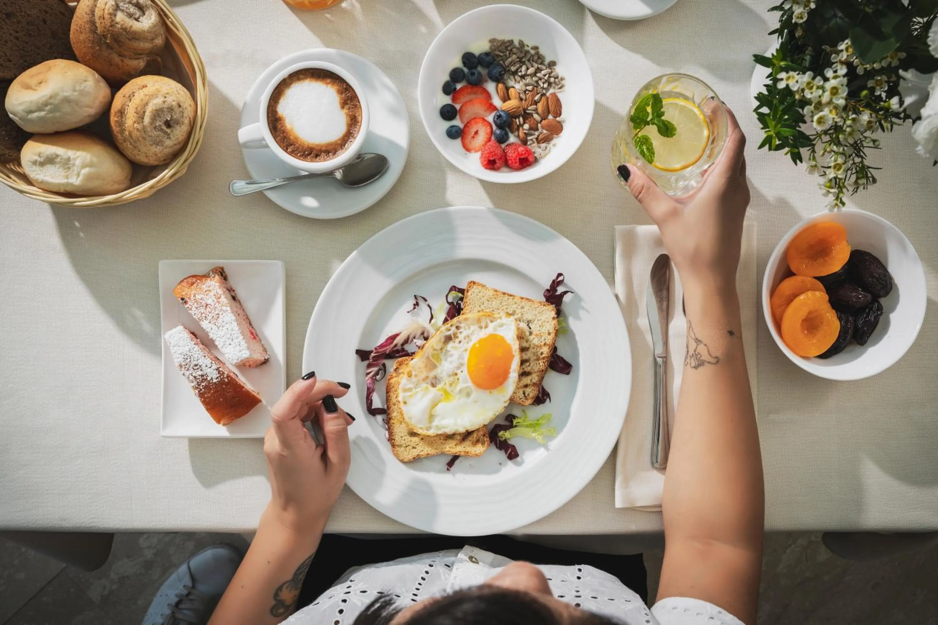 Food and drinks in Hotel Ascot Riccione