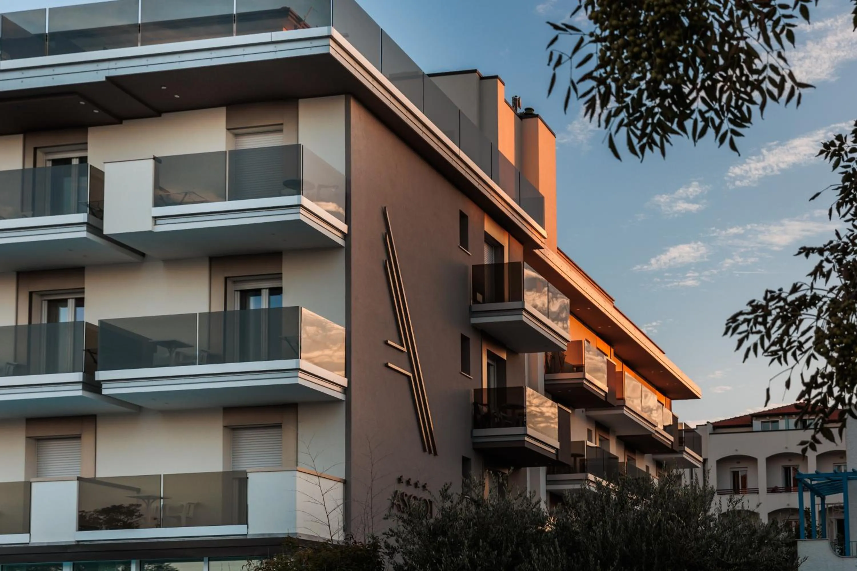 Property building in Hotel Ascot Riccione