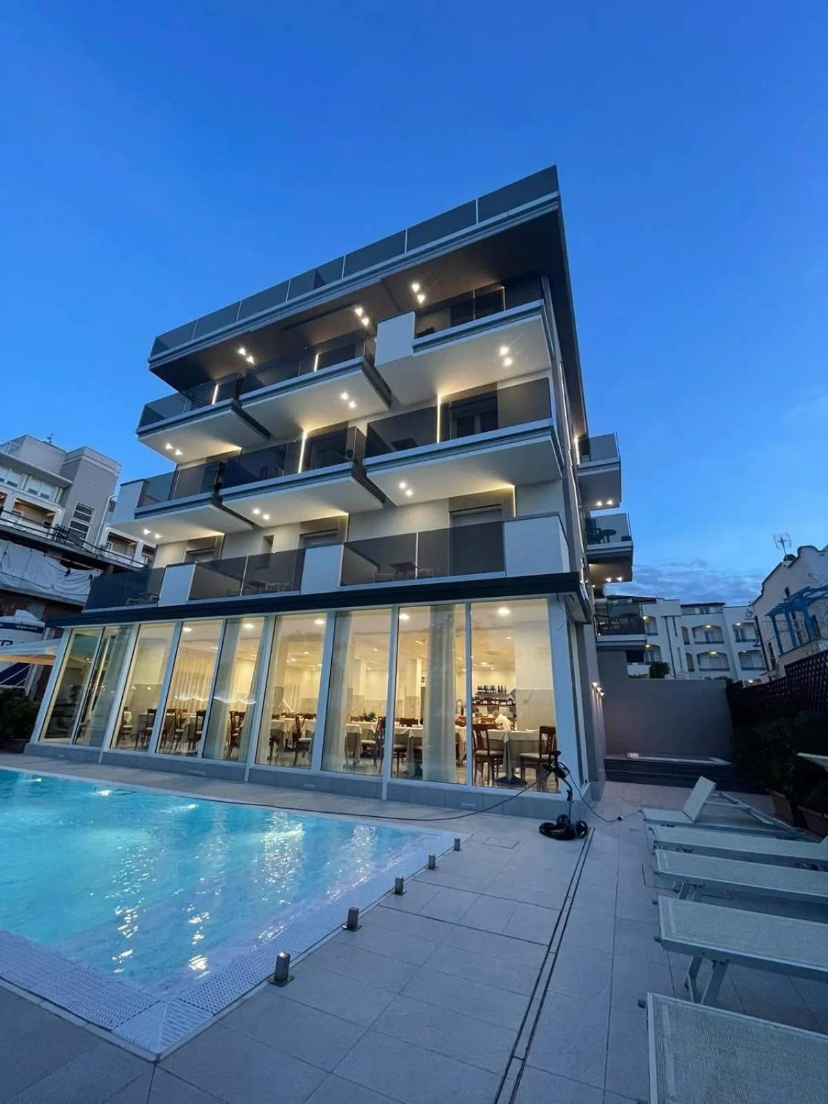 Property building in Hotel Ascot Riccione