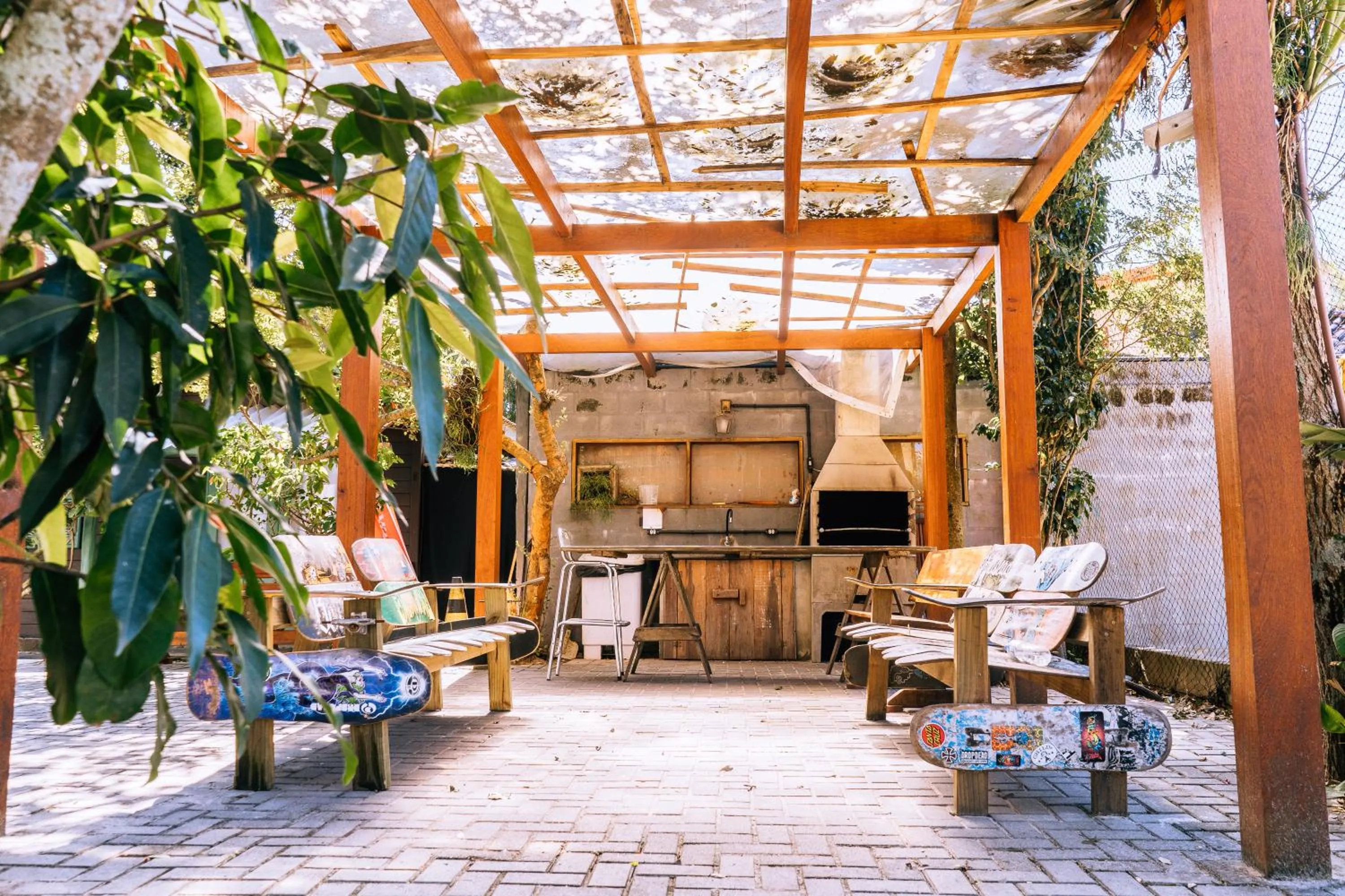 BBQ facilities in Hi Adventure