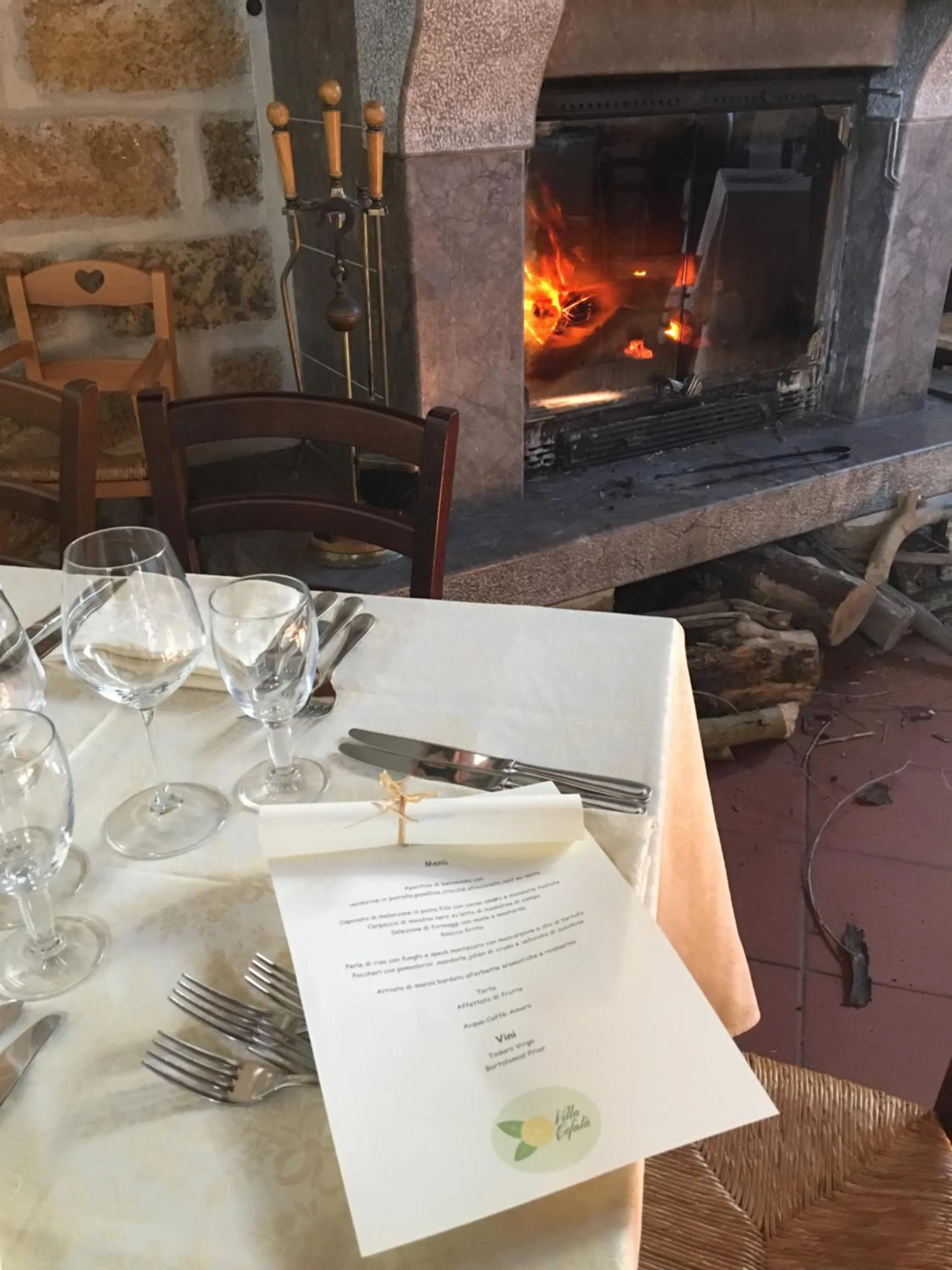 Restaurant/places to eat in Agriturismo Villa Cefalà