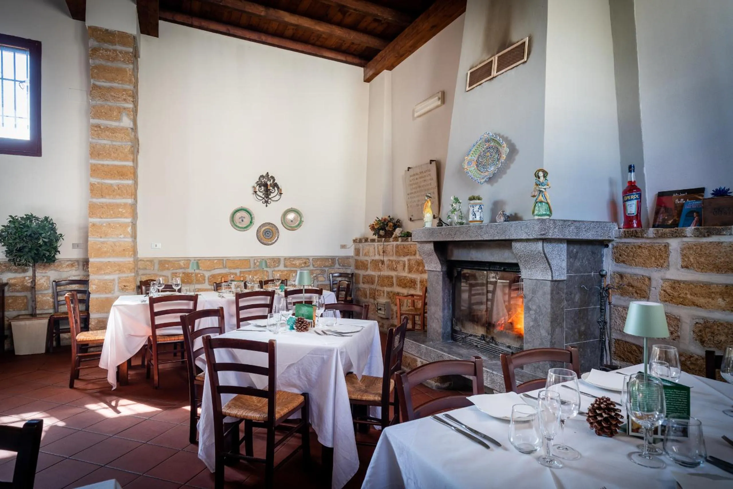 Dining area in Agriturismo Villa Cefalà
