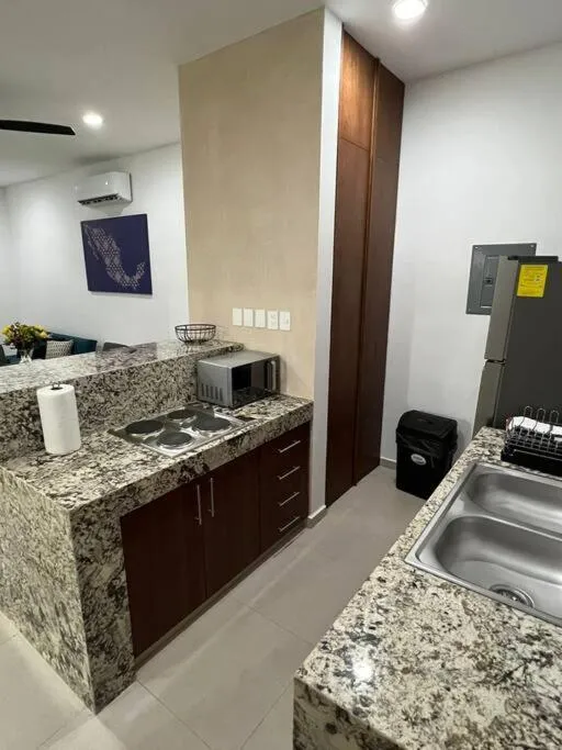 New & beautiful apartment GF with private pool