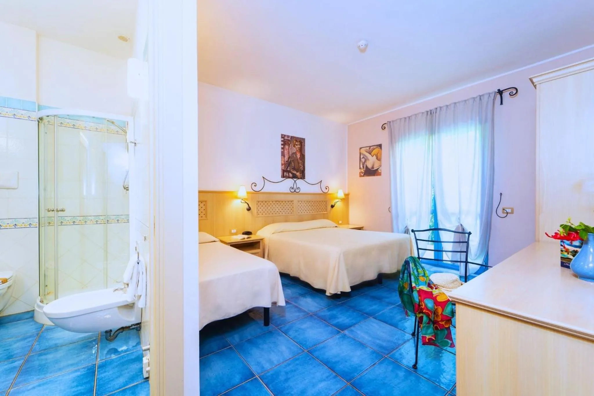 Bed in Hotel Ipomea Club