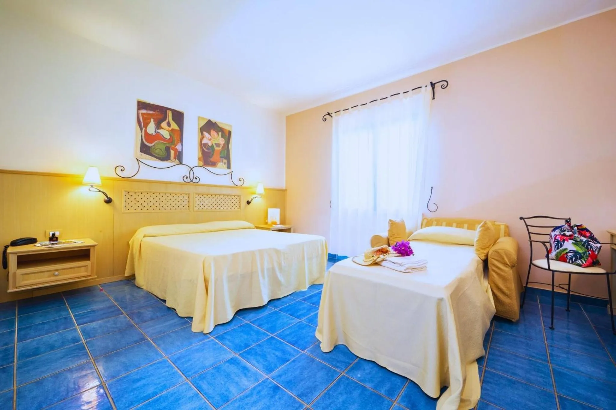 Bed in Hotel Ipomea Club