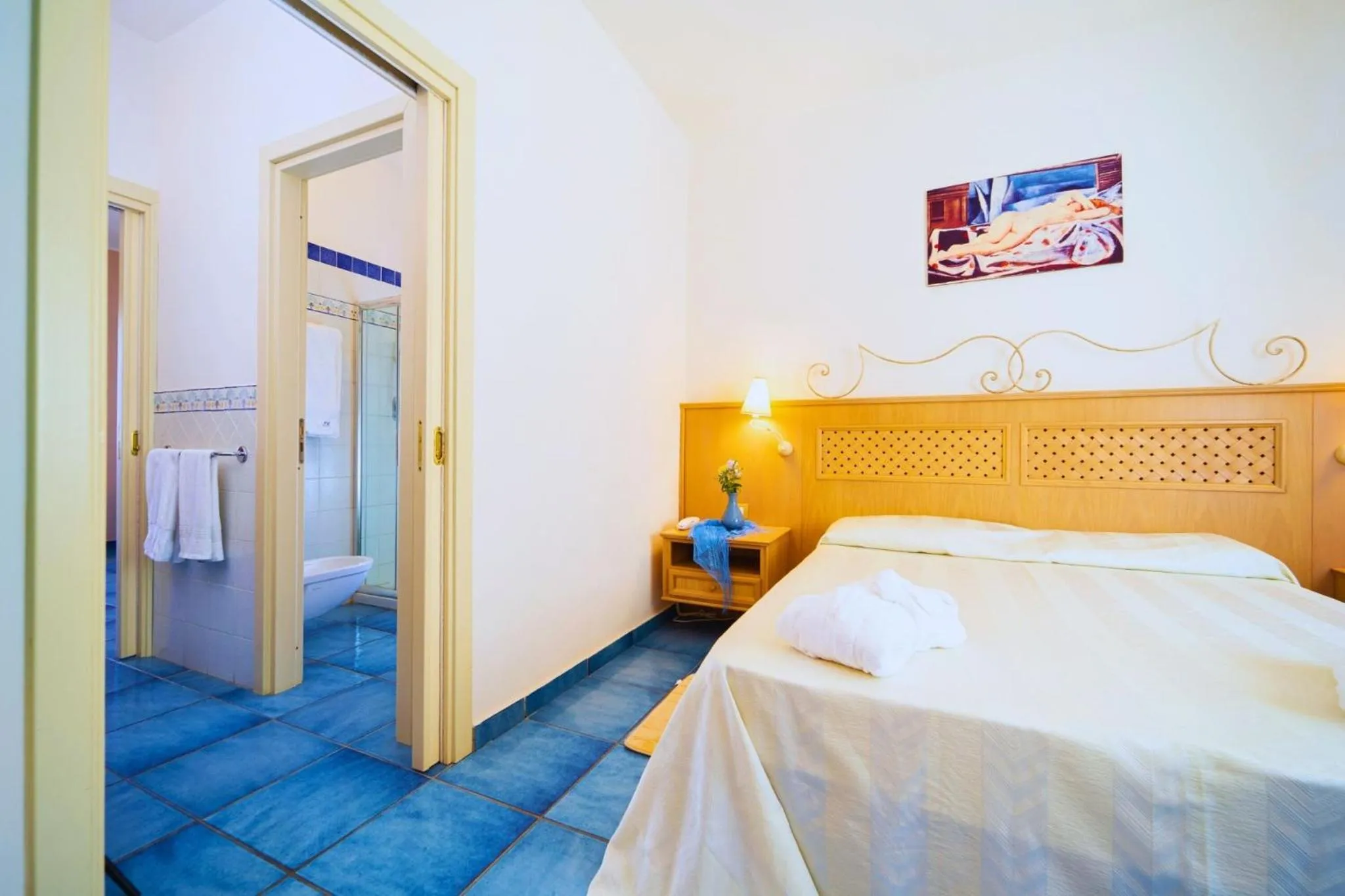 Bed in Hotel Ipomea Club