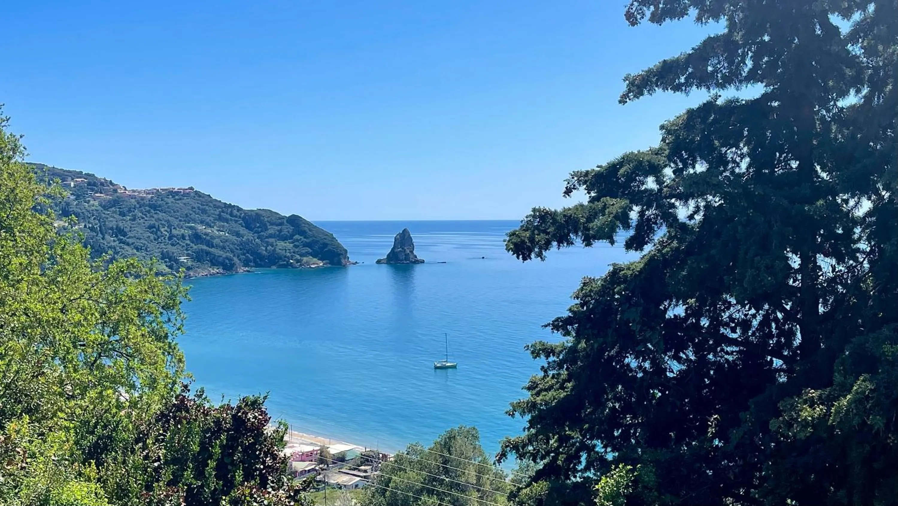 Natural landscape in Sebastian's - Agios Gordios Beach