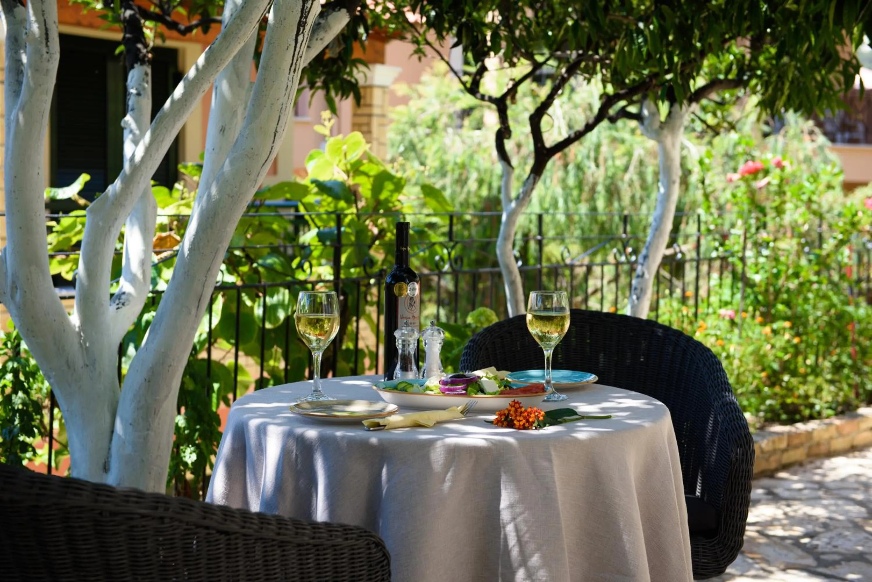 Patio in Sebastian's - Agios Gordios Beach