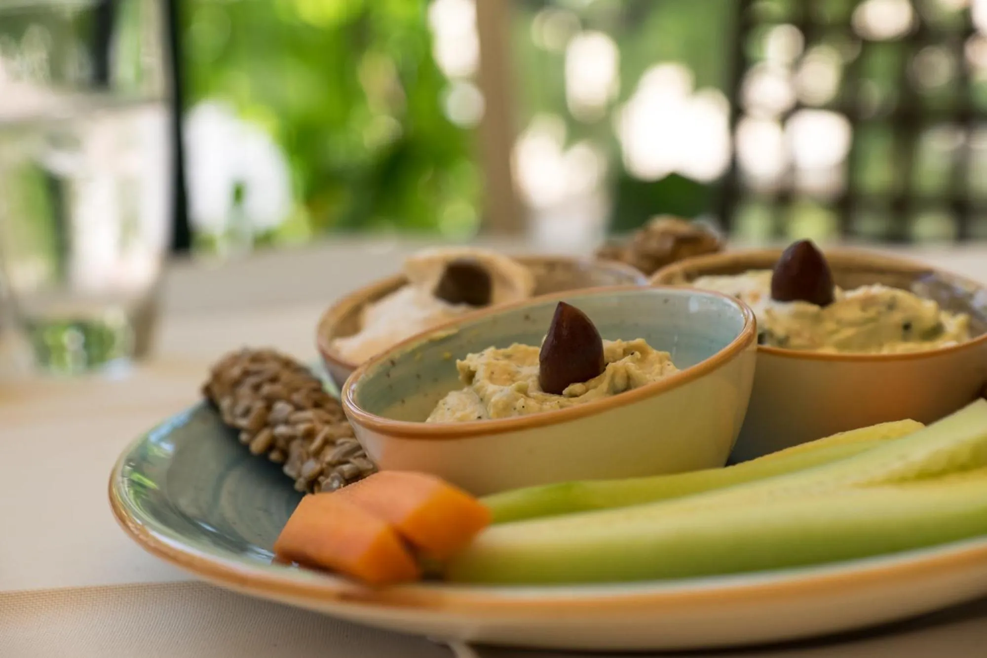 Food close-up in Sebastian's - Agios Gordios Beach