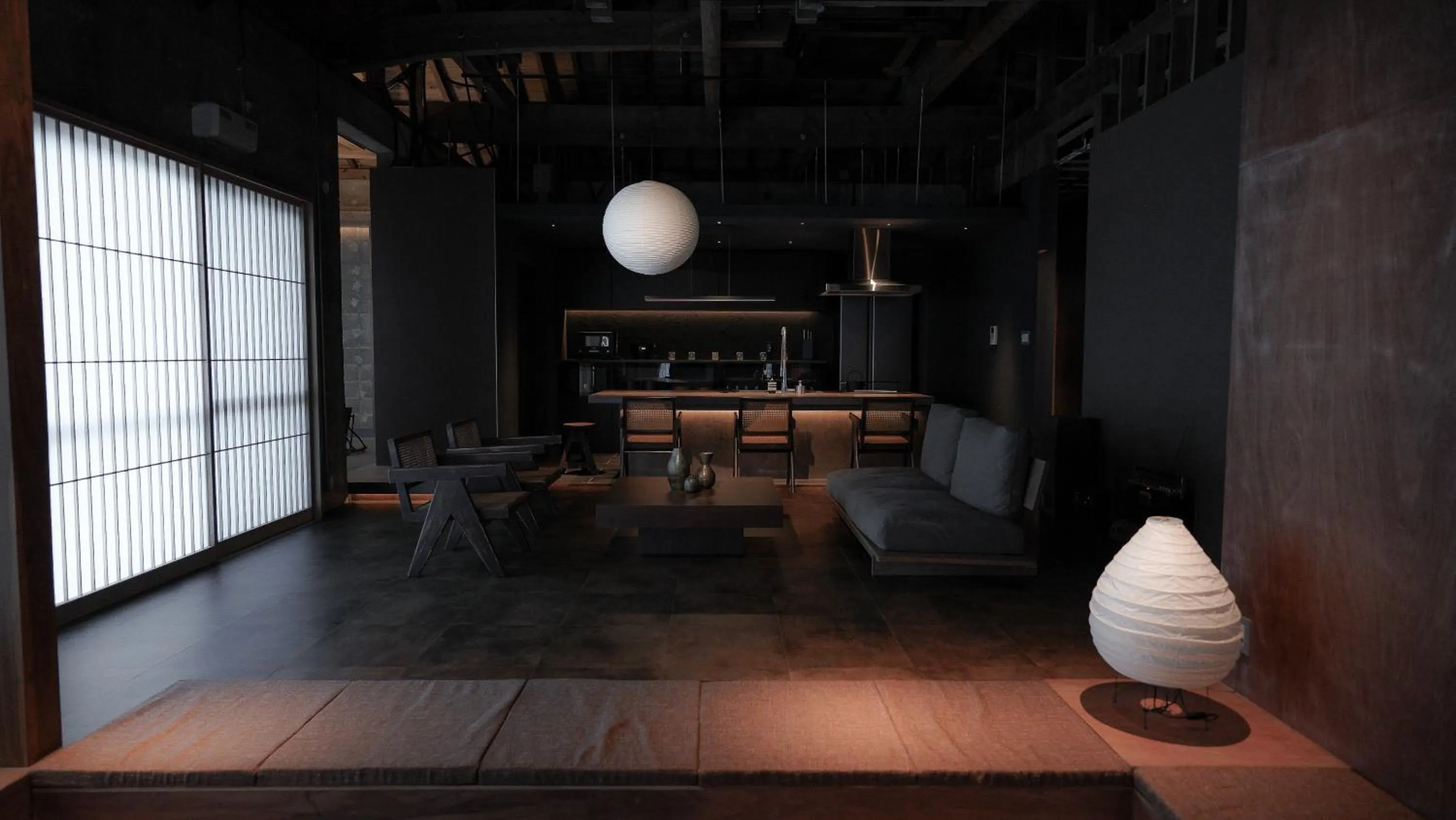 Living room in deigo ISHIGAKI ｜沖縄石垣島の一棟貸し別荘［泥娯］