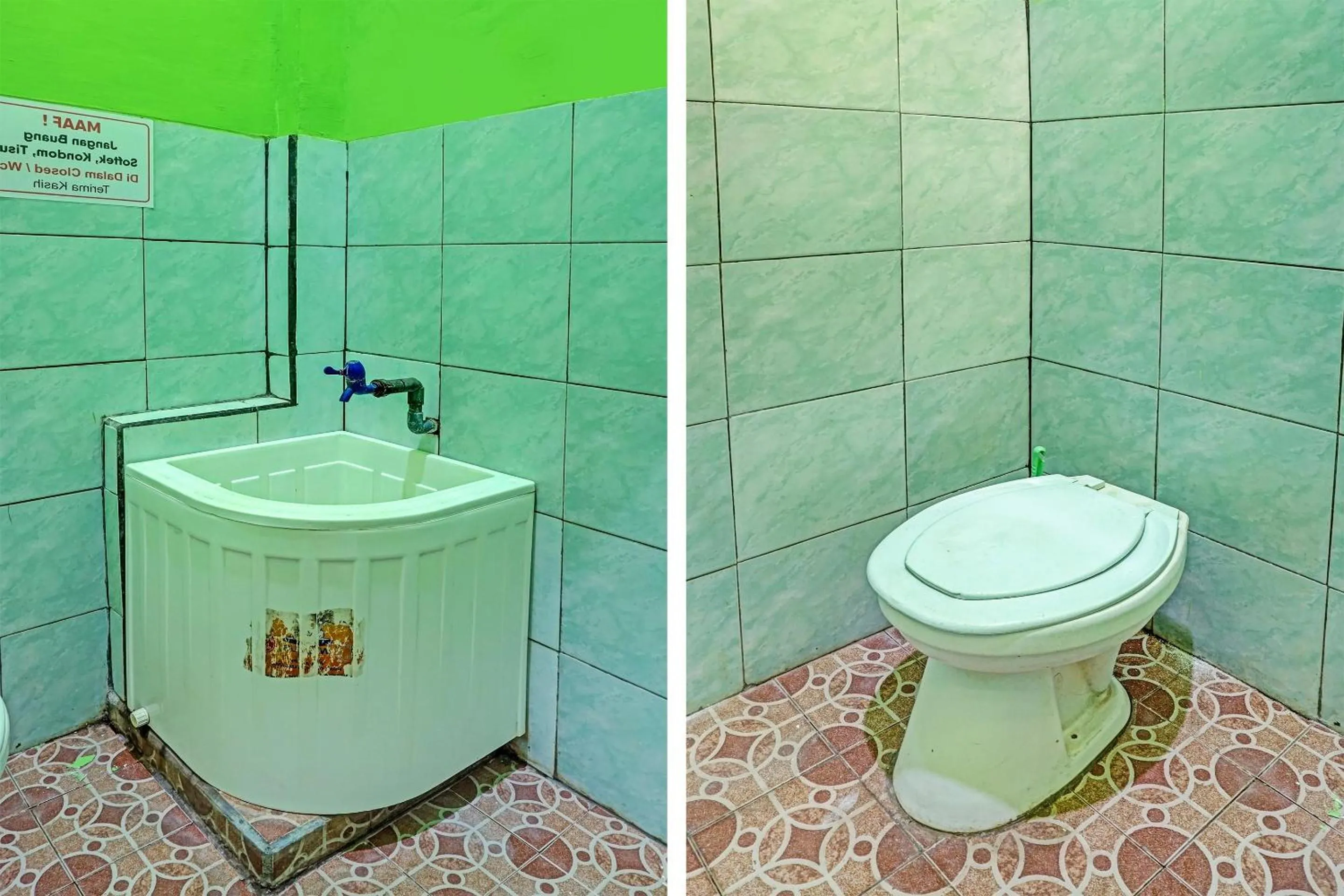 Bathroom in Hotel O Family Blitar