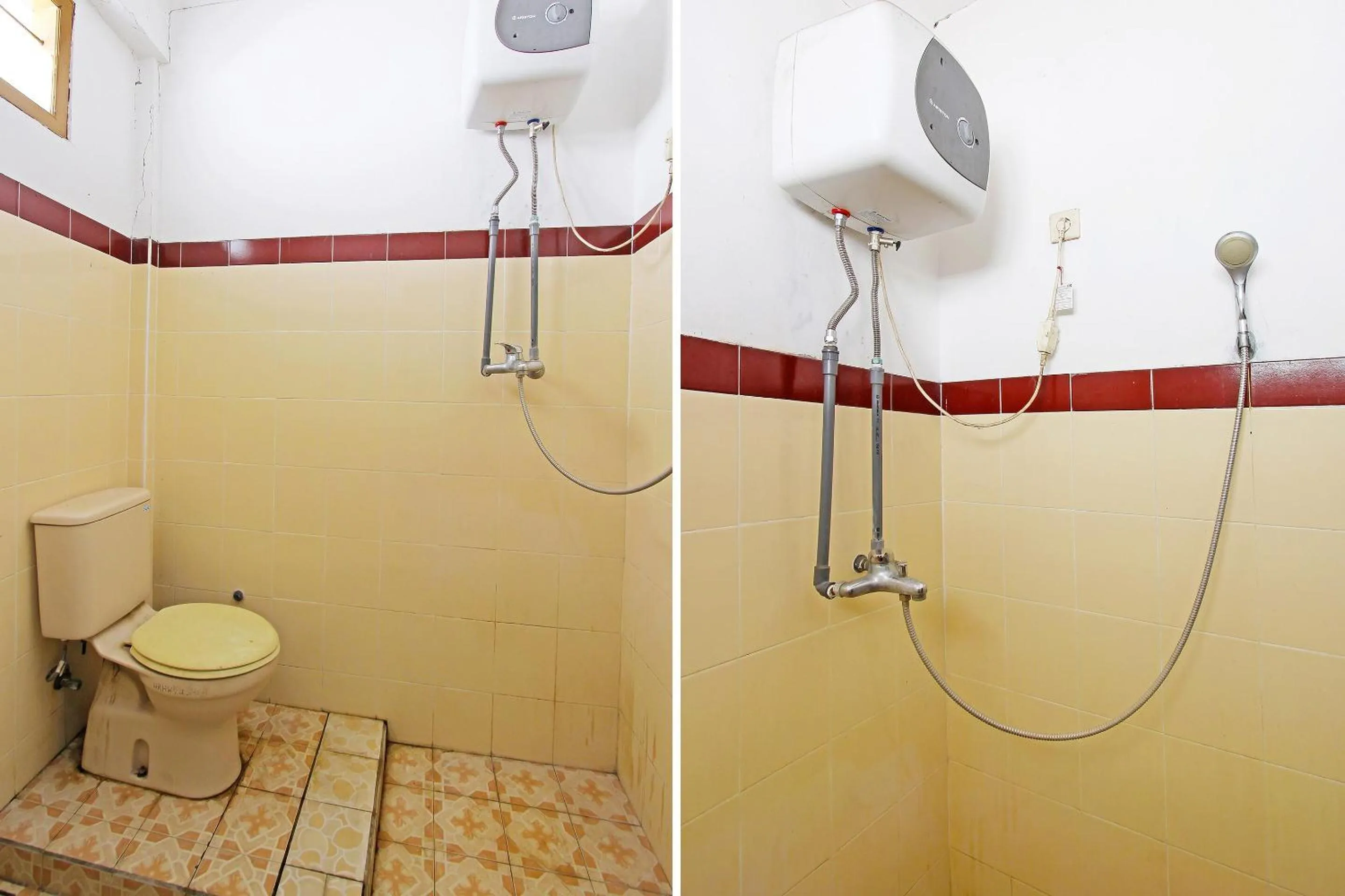 Bathroom in Hotel O Meilias