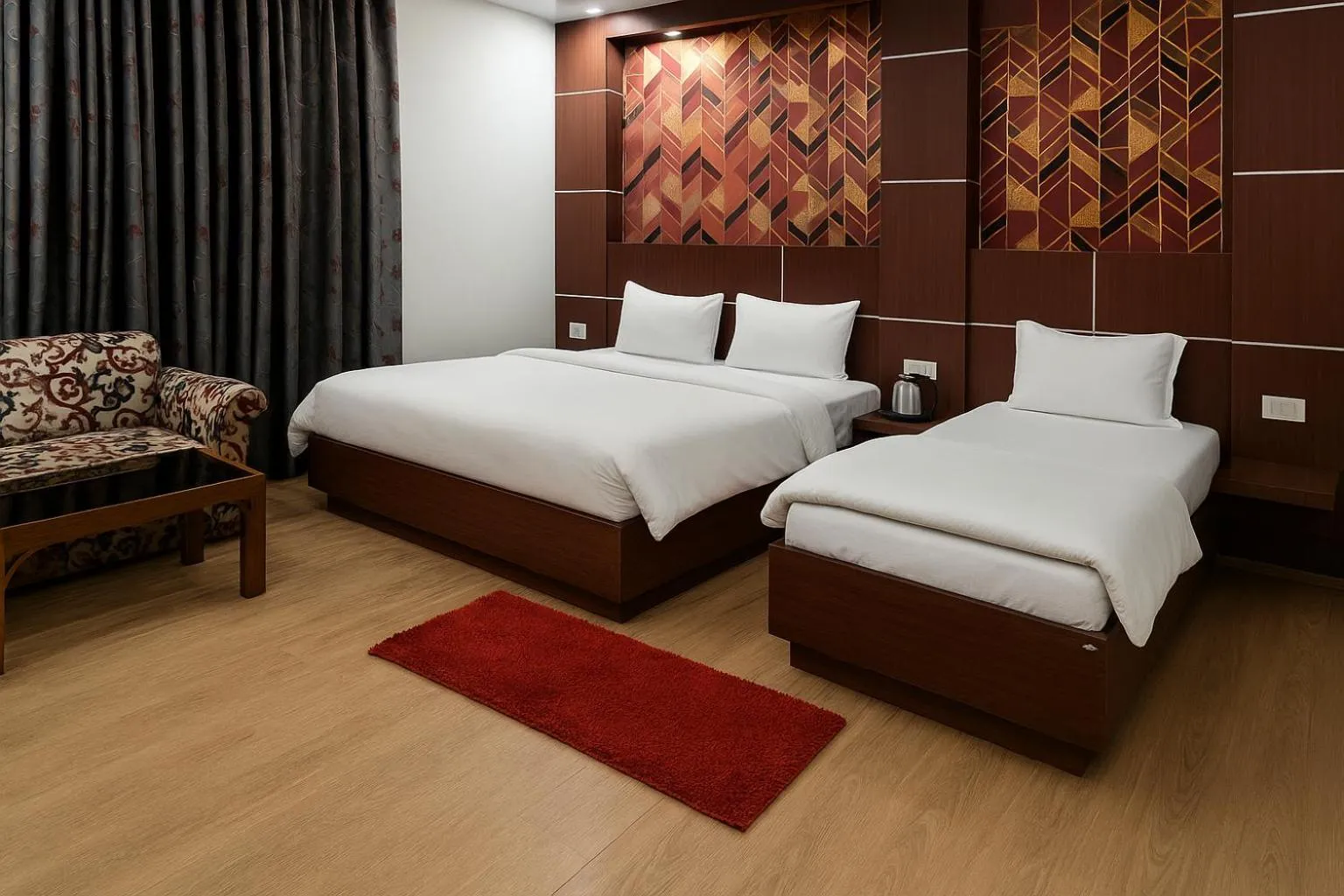Bed in HOTEL Grand JAGDISH RESIDENCY