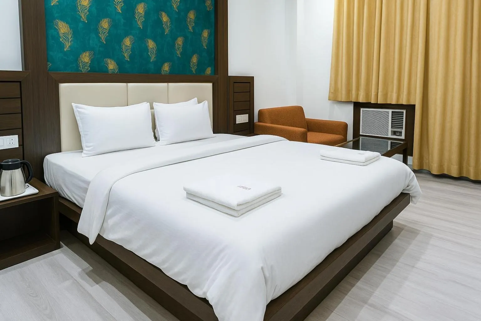 Bed in HOTEL Grand JAGDISH RESIDENCY