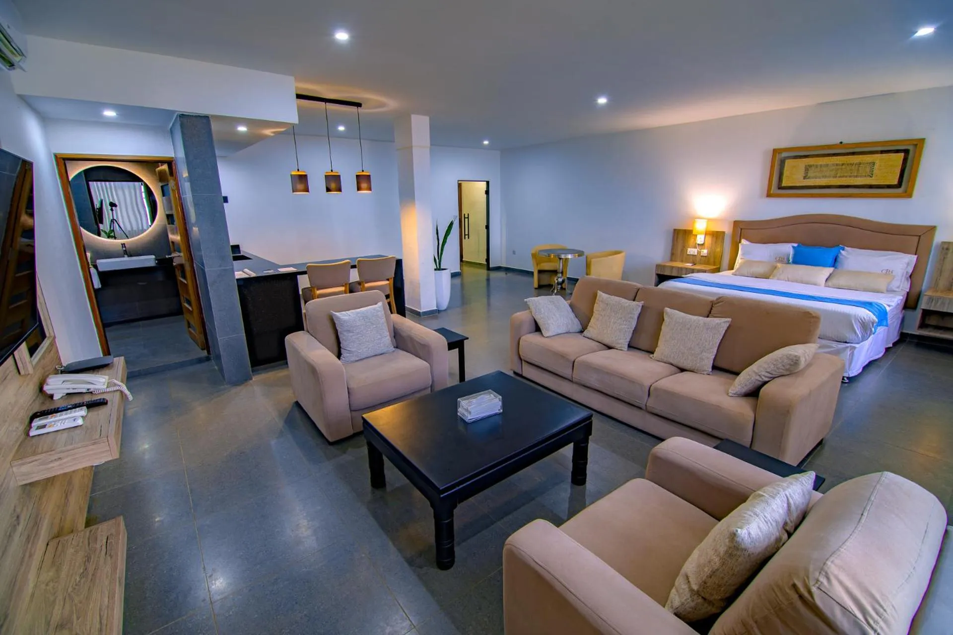 Bed in The Country Lodge Hotel