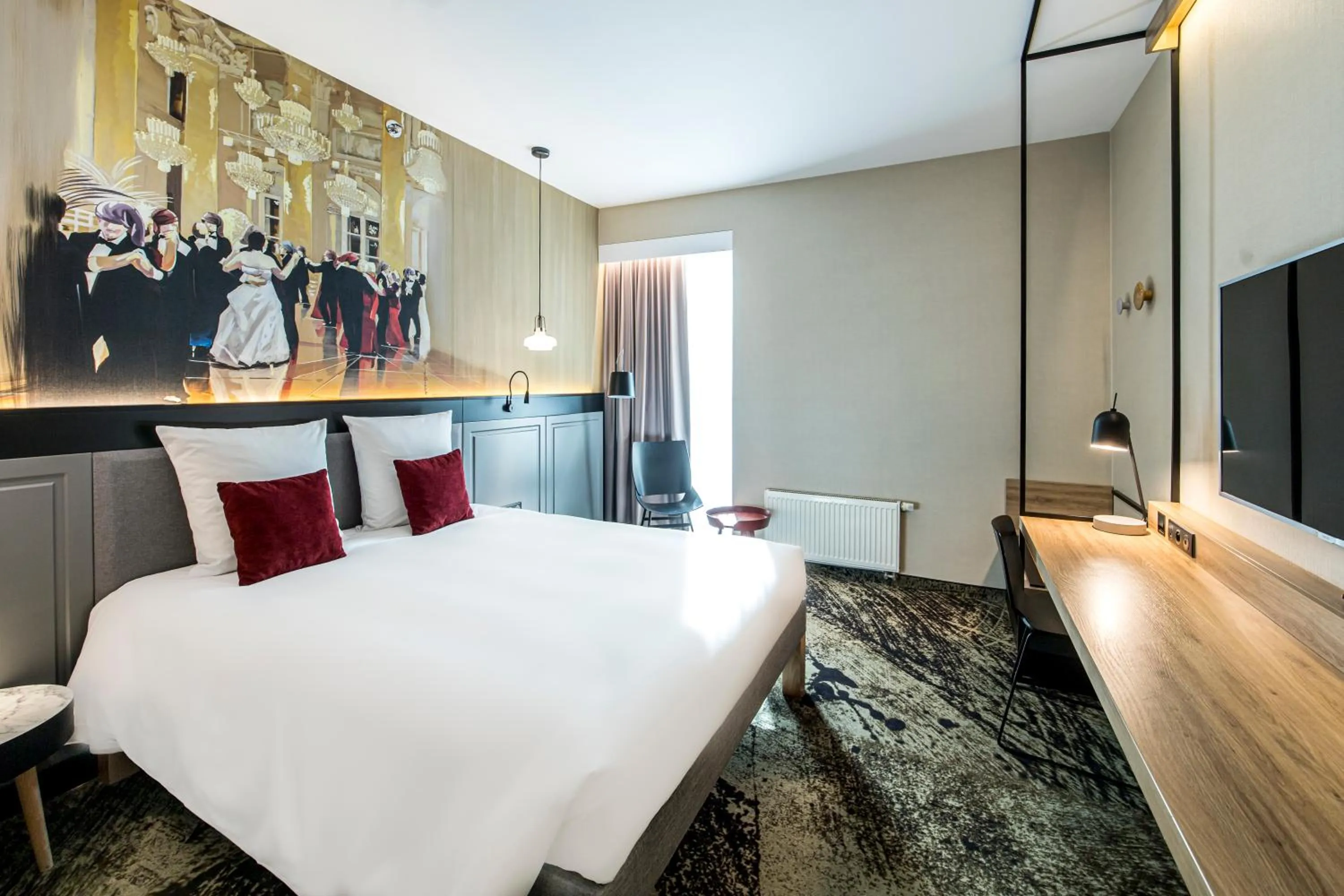 Bed in Mercure Wrocław Centrum