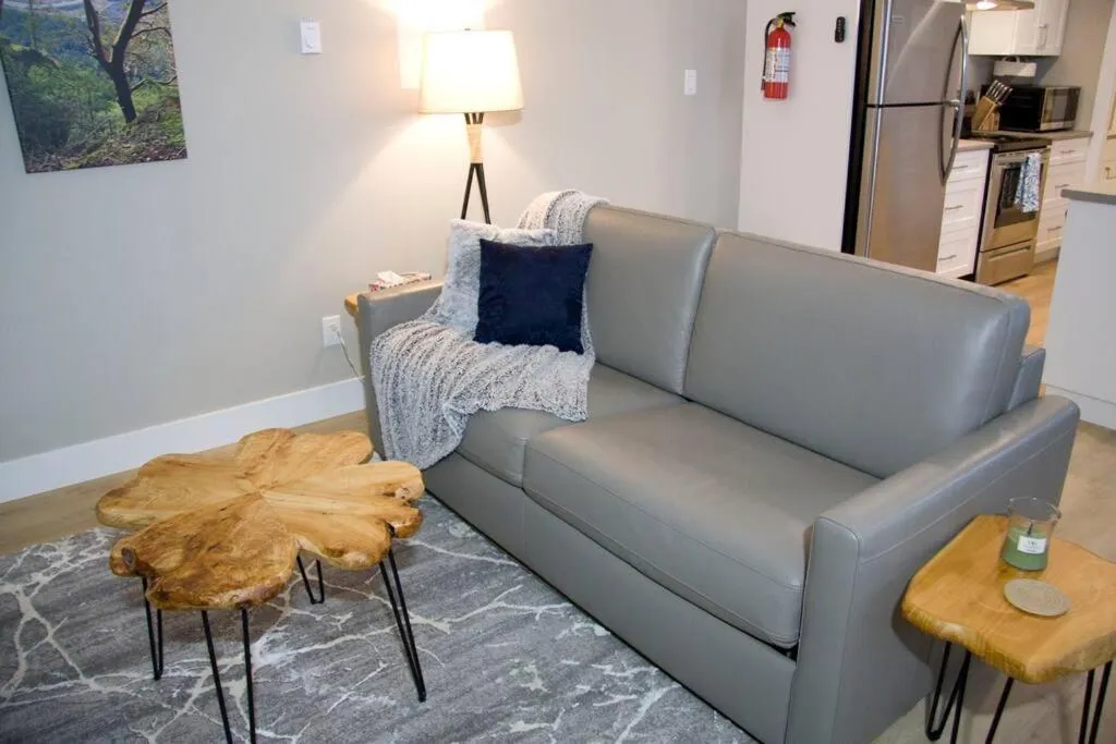 Kitchen or kitchenette in M&M's Maple Bay Mountain Guesthouse