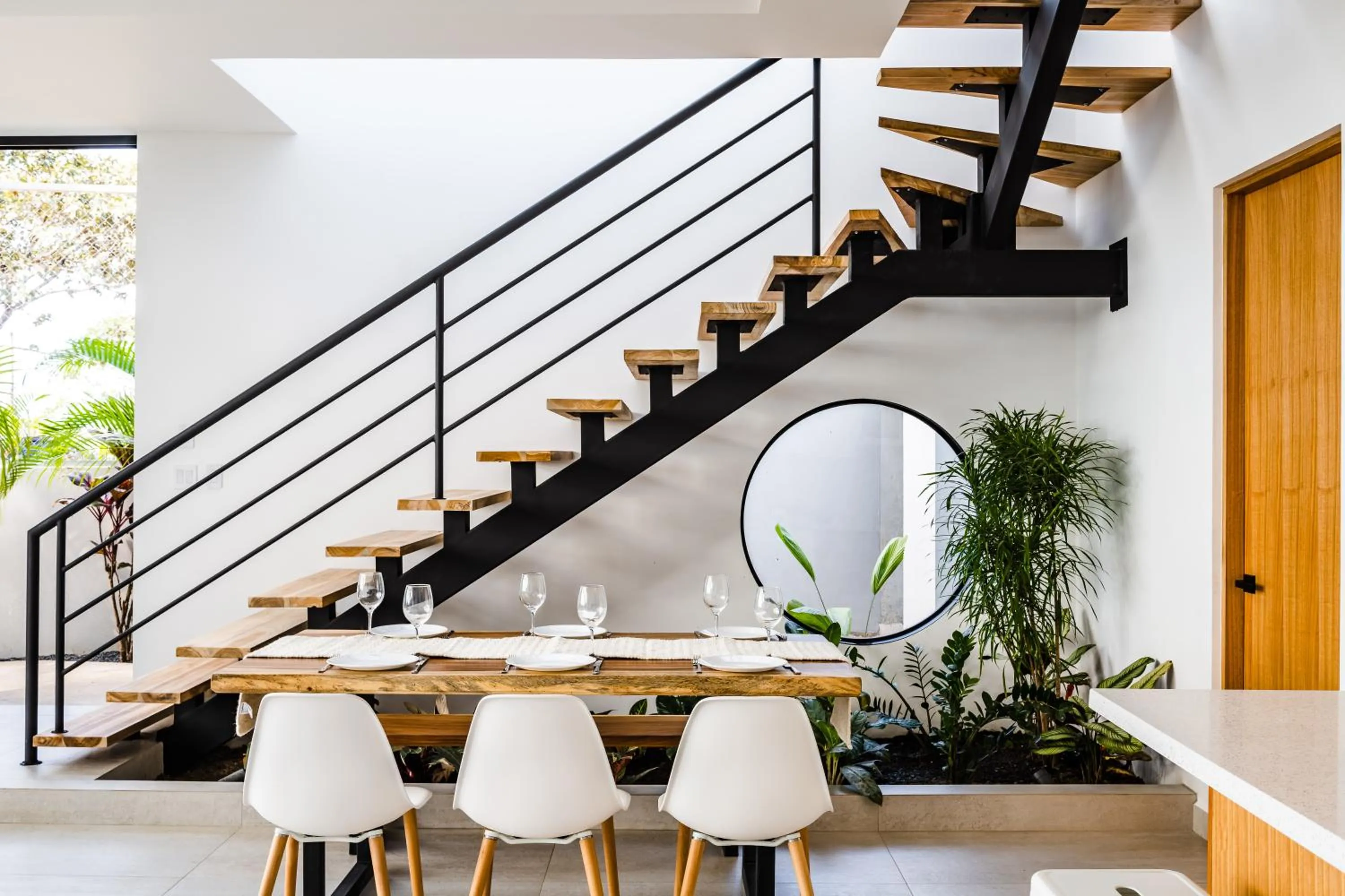 Dining area in mVillas Luxury Villas with Beach Club Access & Sauna