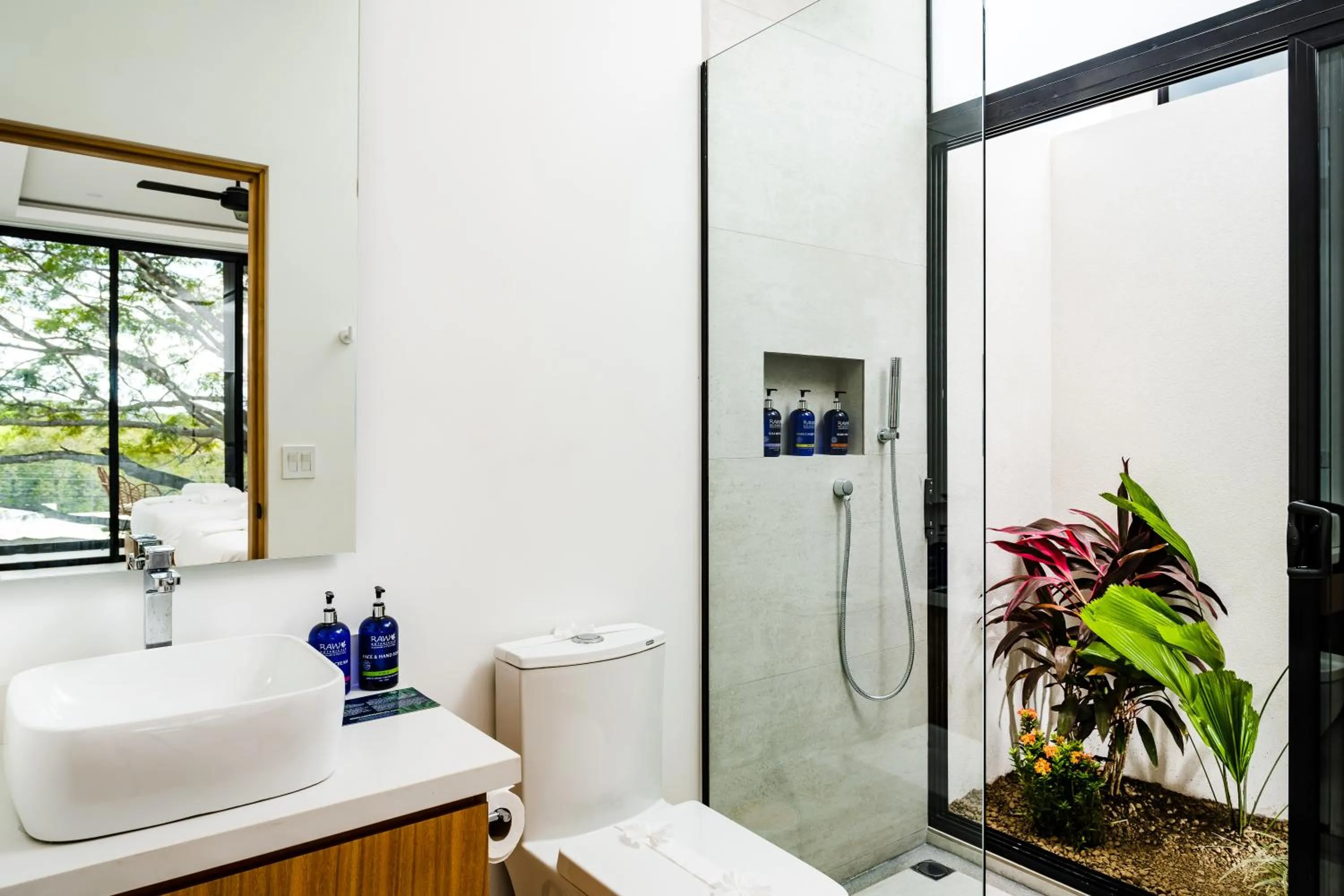 Shower in mVillas Luxury Villas with Beach Club Access & Sauna