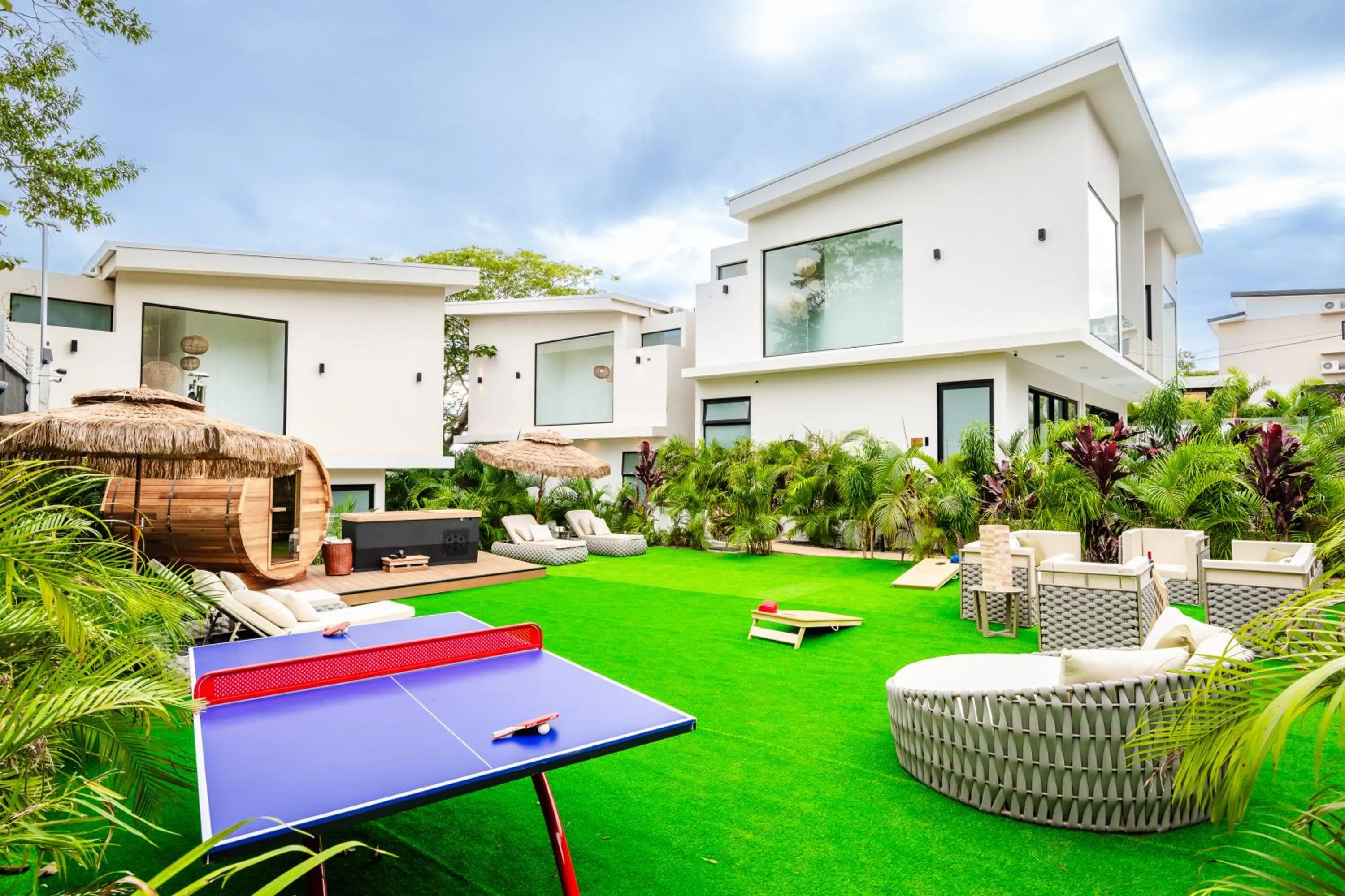 Table tennis in mVillas Luxury Villas with Beach Club Access & Sauna