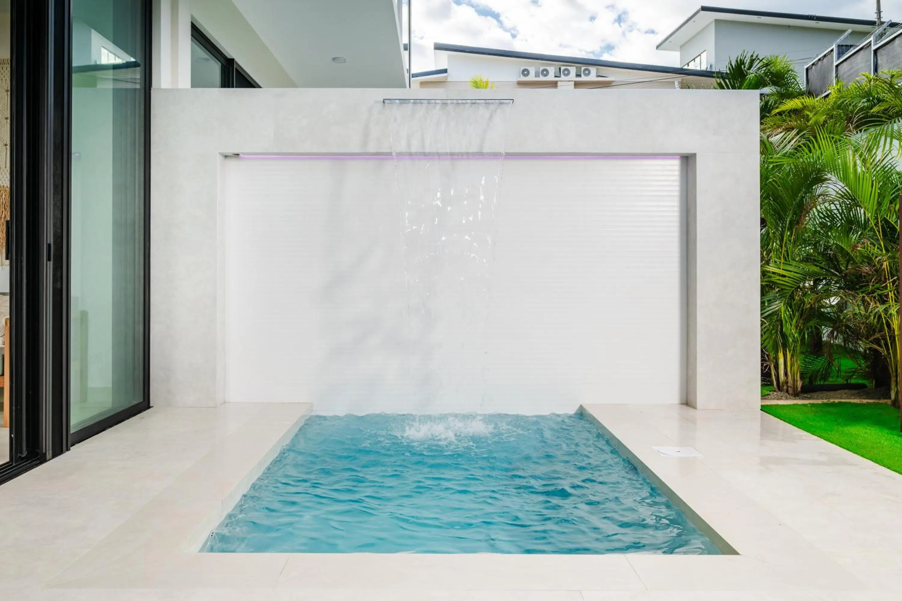 Swimming pool in mVillas Luxury Villas with Beach Club Access & Sauna