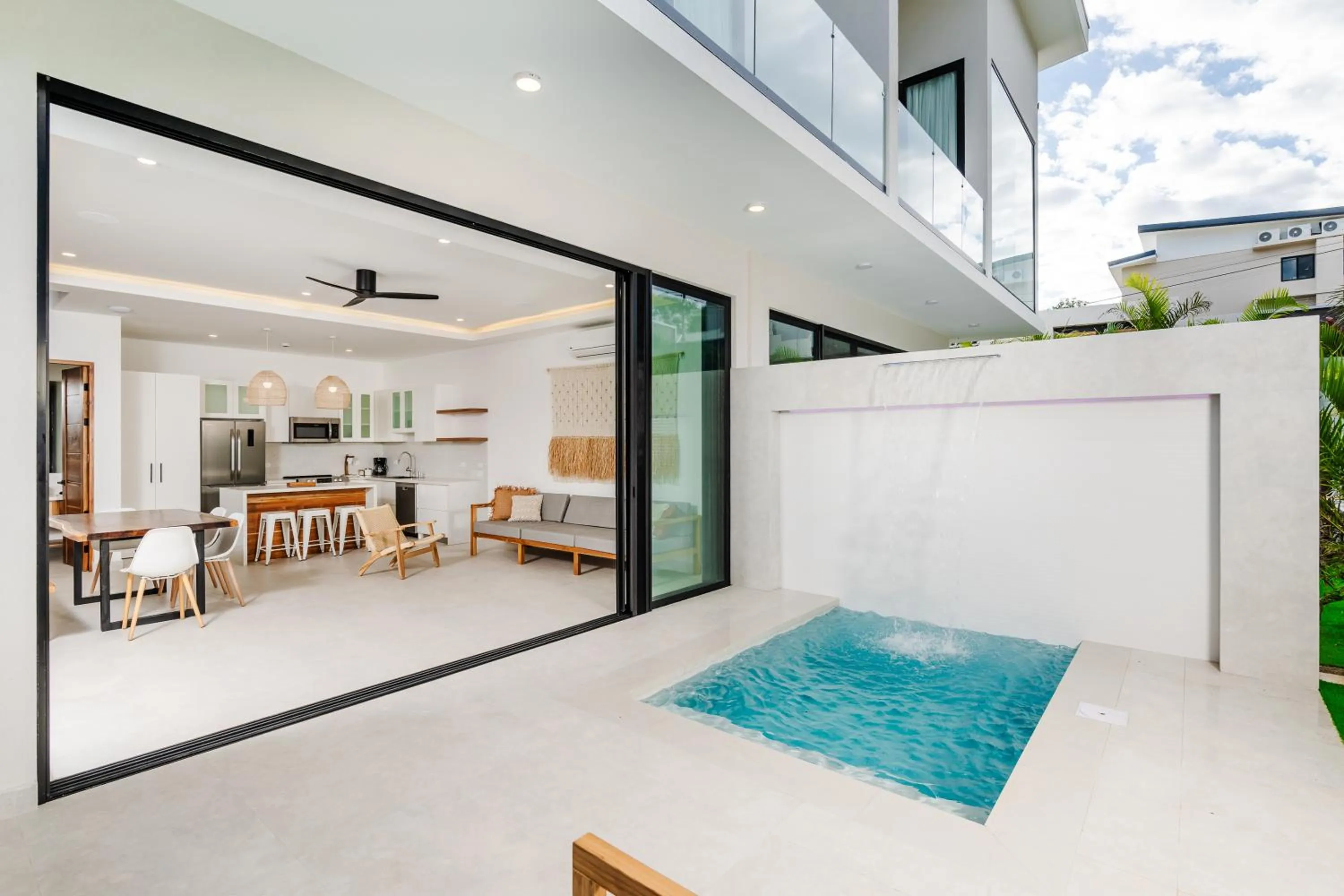 Swimming pool in mVillas Luxury Villas with Beach Club Access & Sauna