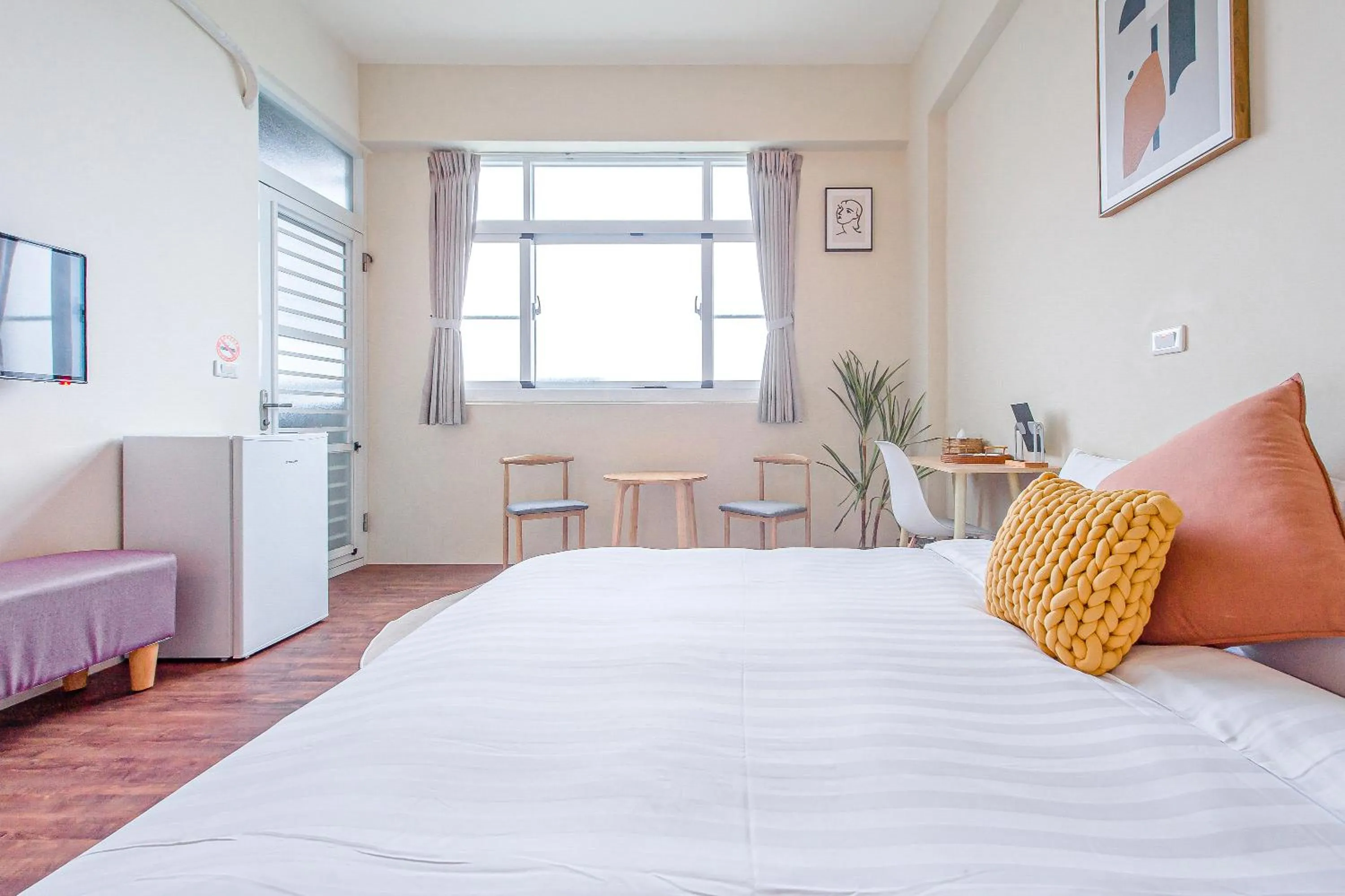 Bed in Taitung Yu Krung Smart Stay