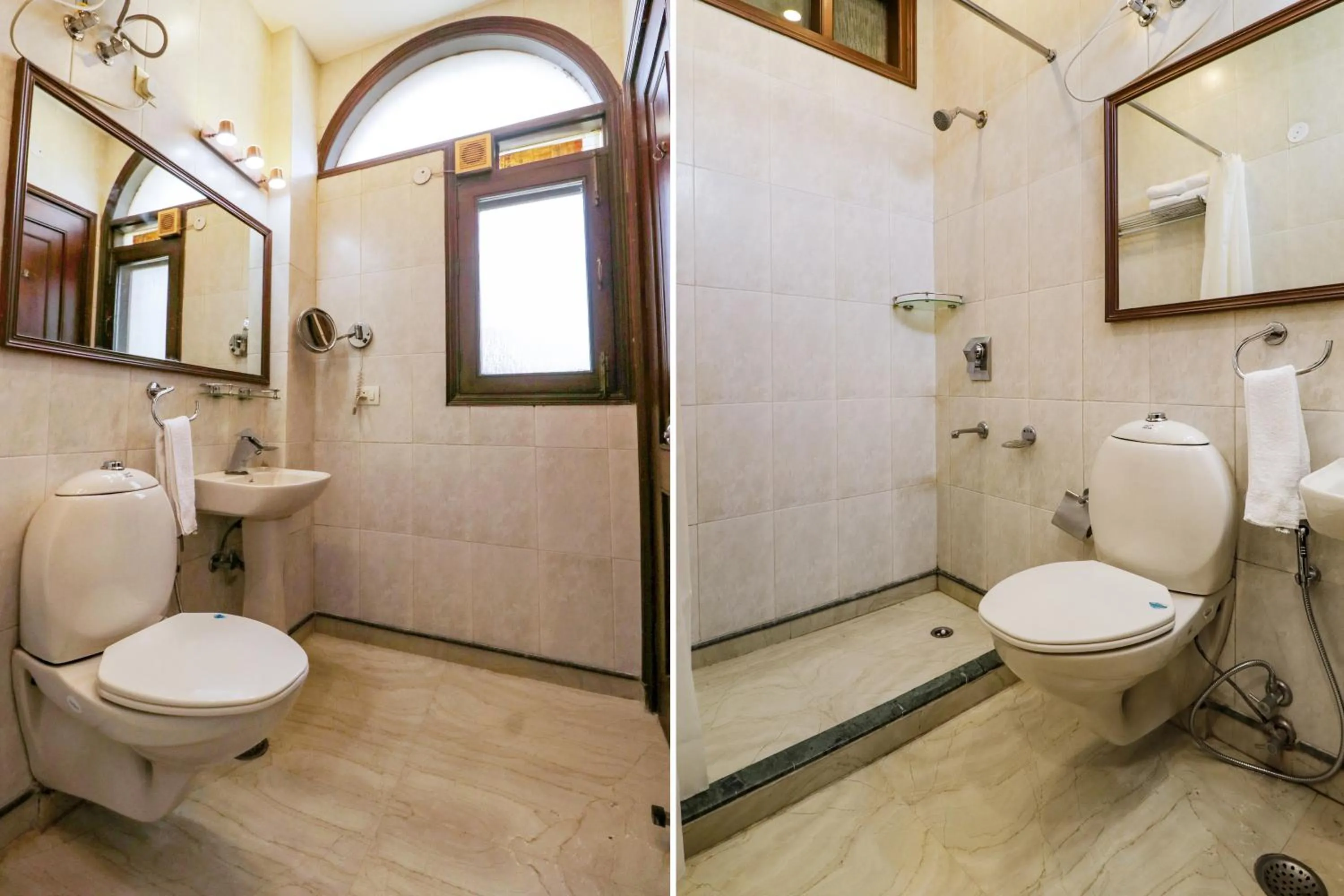 Bathroom in FabHotel RR Residency - DLF Cyber City, Gurugram