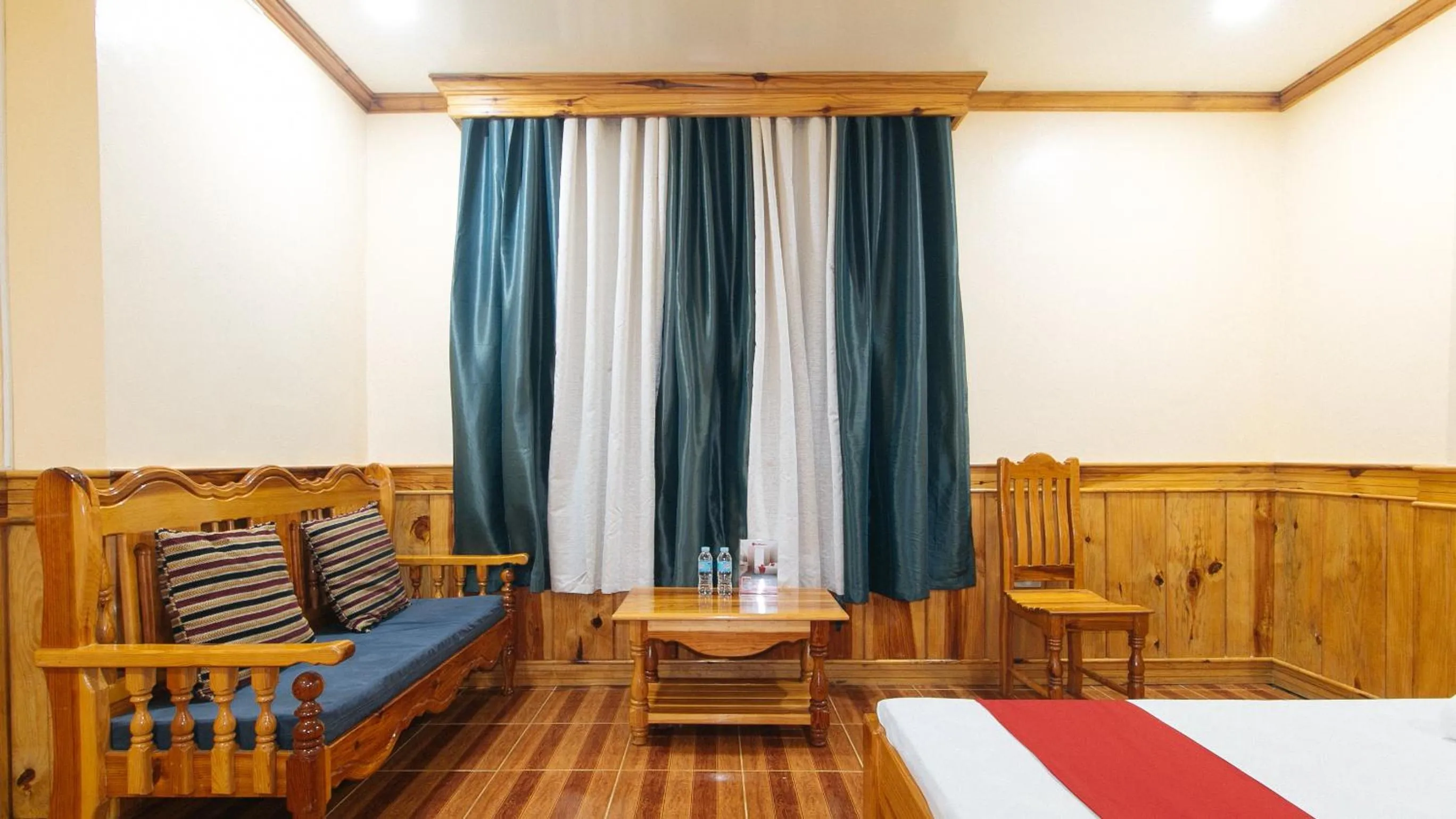 Living room, Bed in RedDoorz @ Sagada Sunrise View Homestay