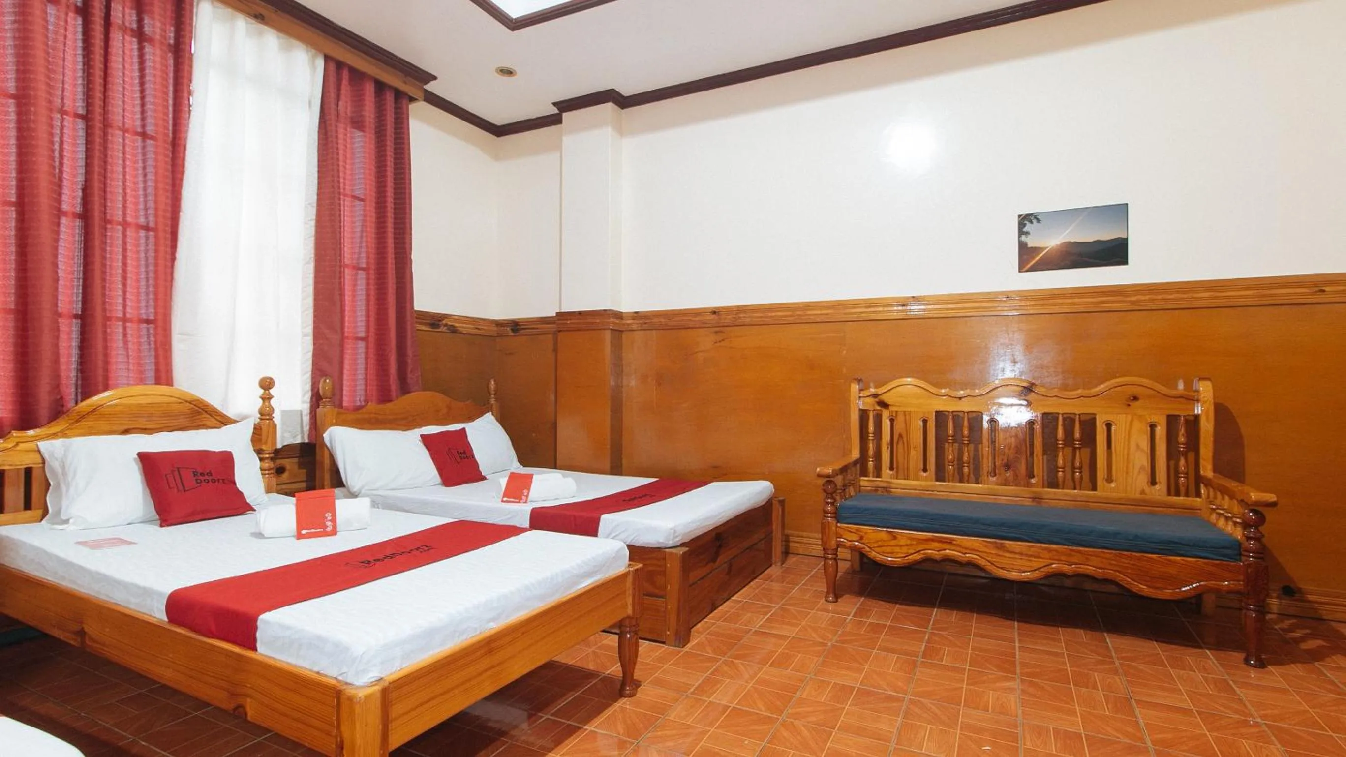 Bed in RedDoorz @ Sagada Sunrise View Homestay
