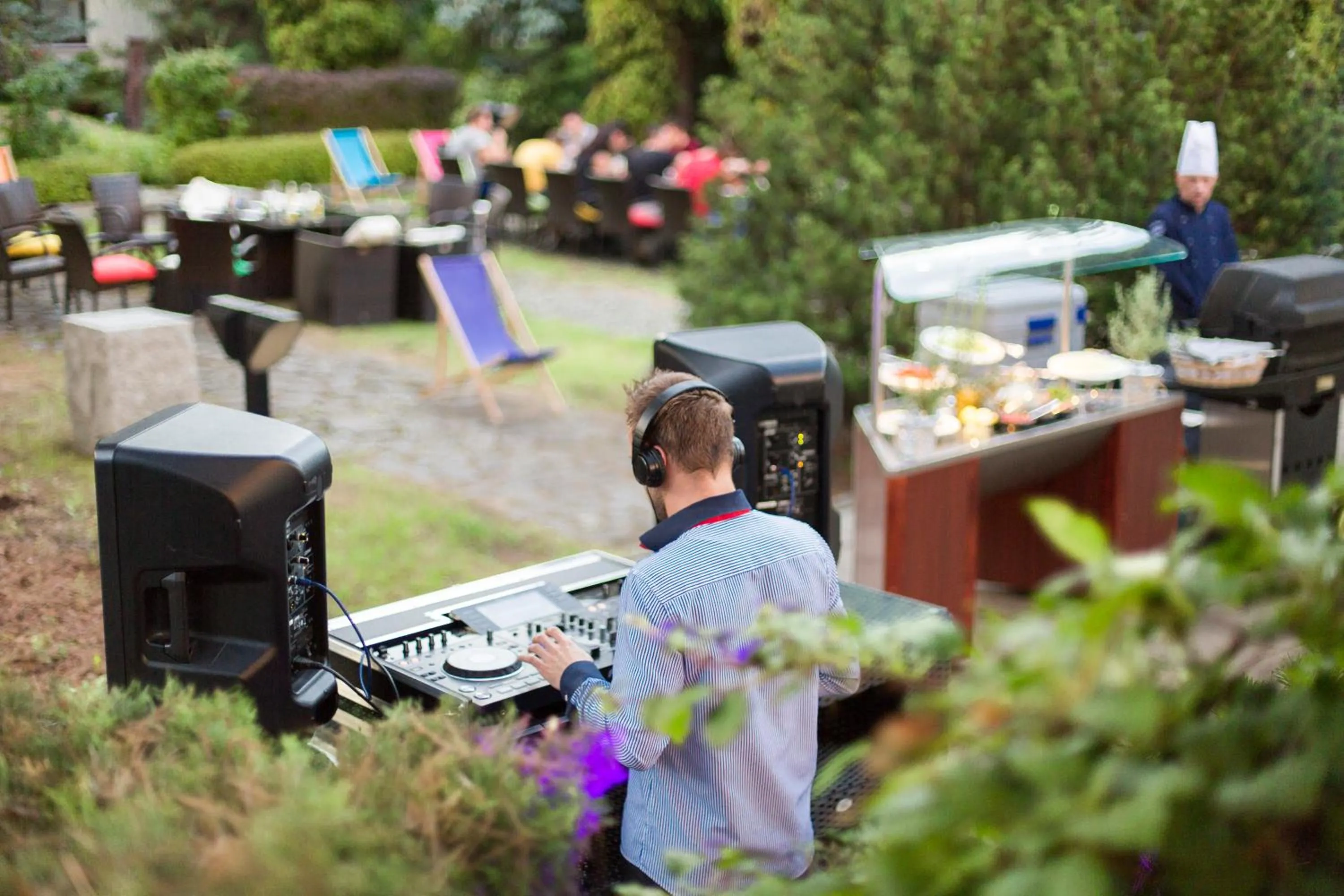 Patio in Novotel Warszawa Airport