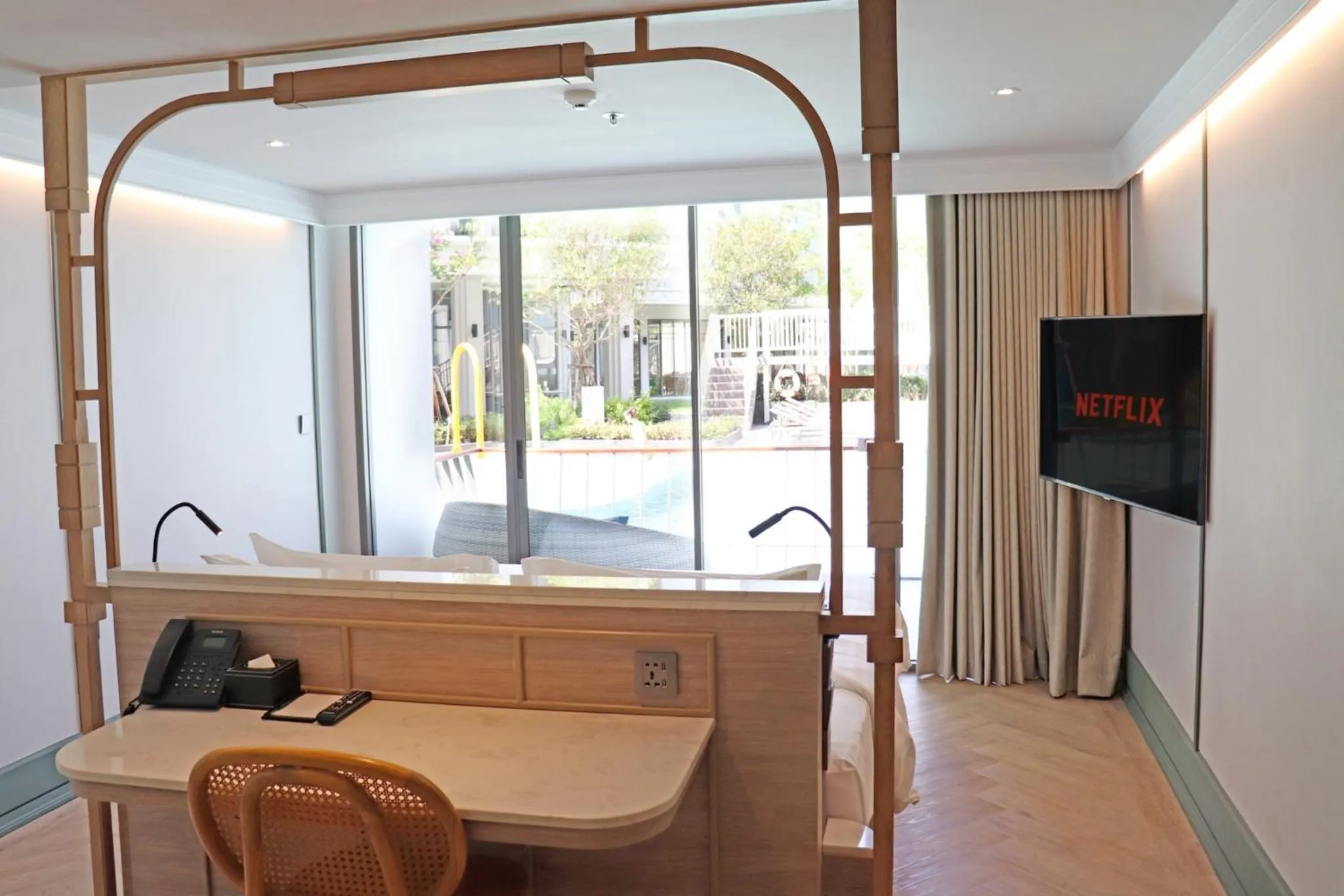 View (from property/room), Bed in The Quarter Chaophraya by UHG