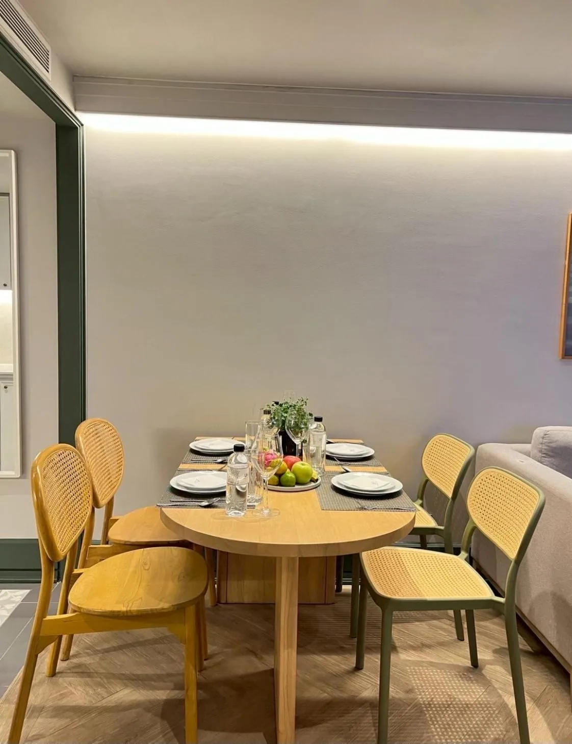 Seating area in The Quarter Chaophraya by UHG