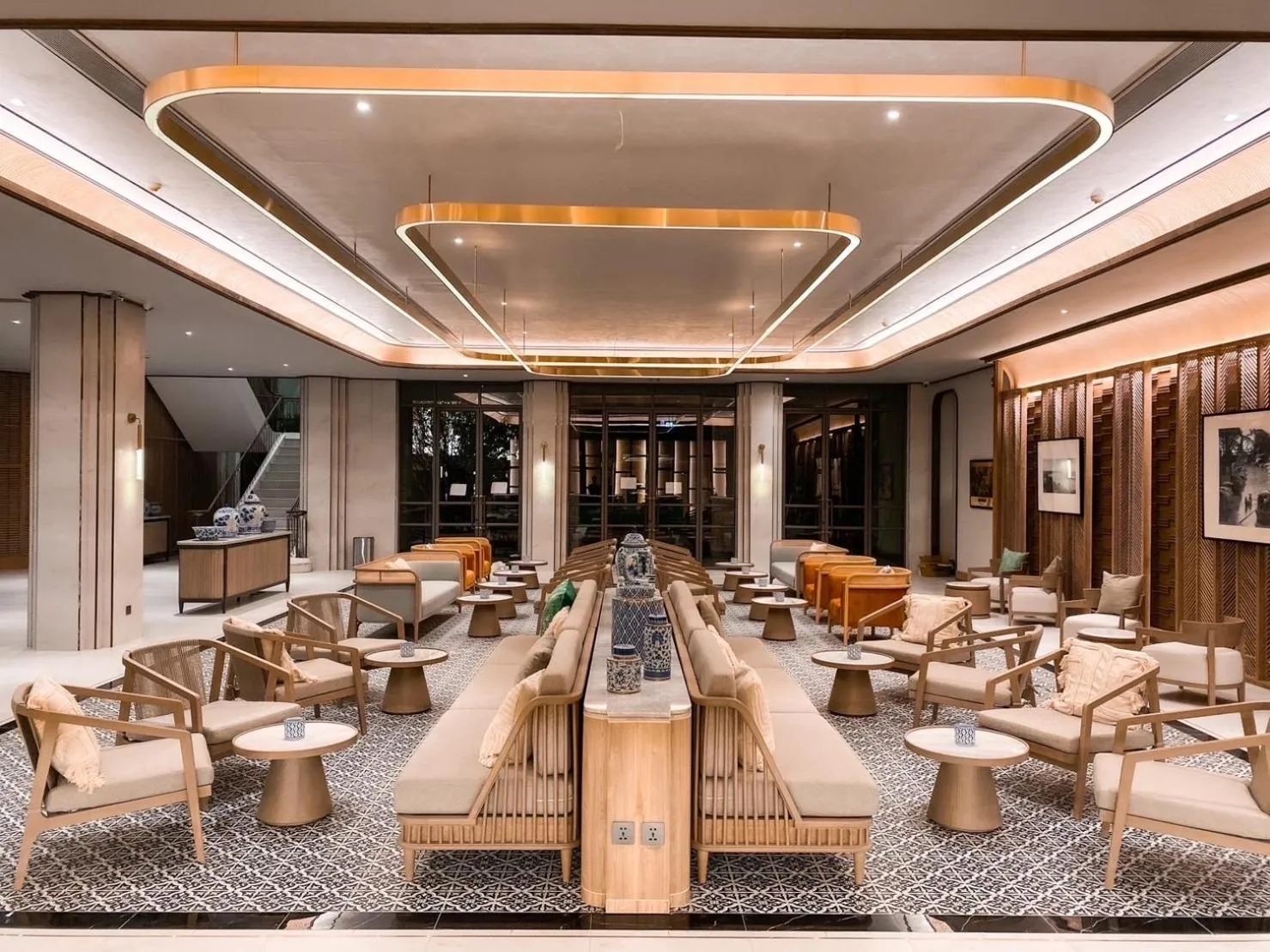 Lobby or reception in The Quarter Chaophraya by UHG