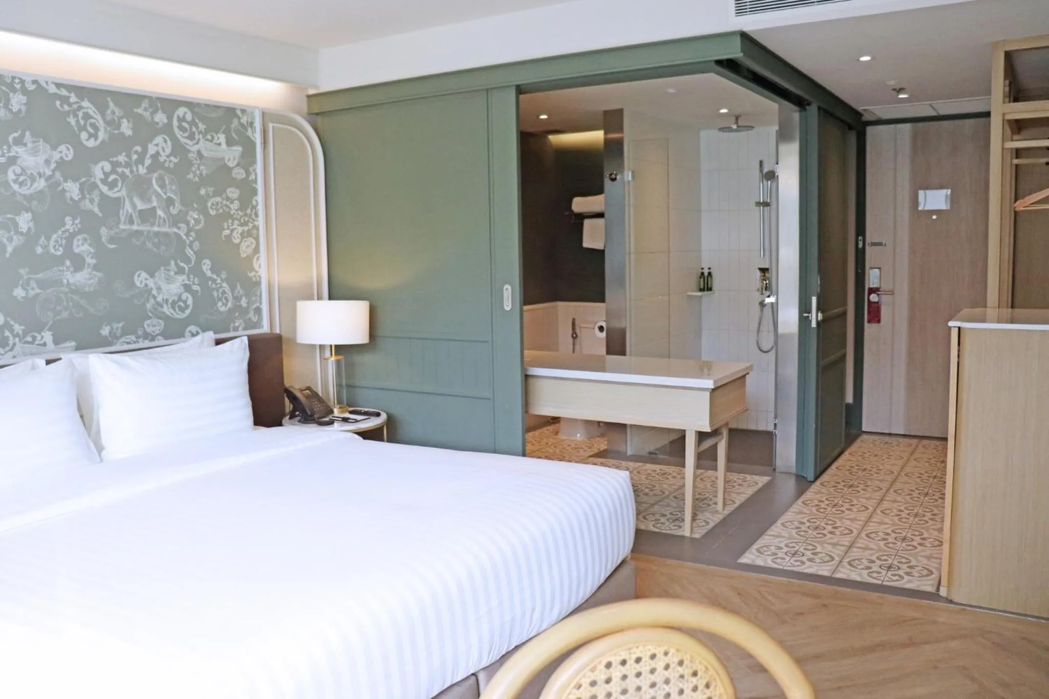 Photo of the whole room, Bed in The Quarter Chaophraya by UHG